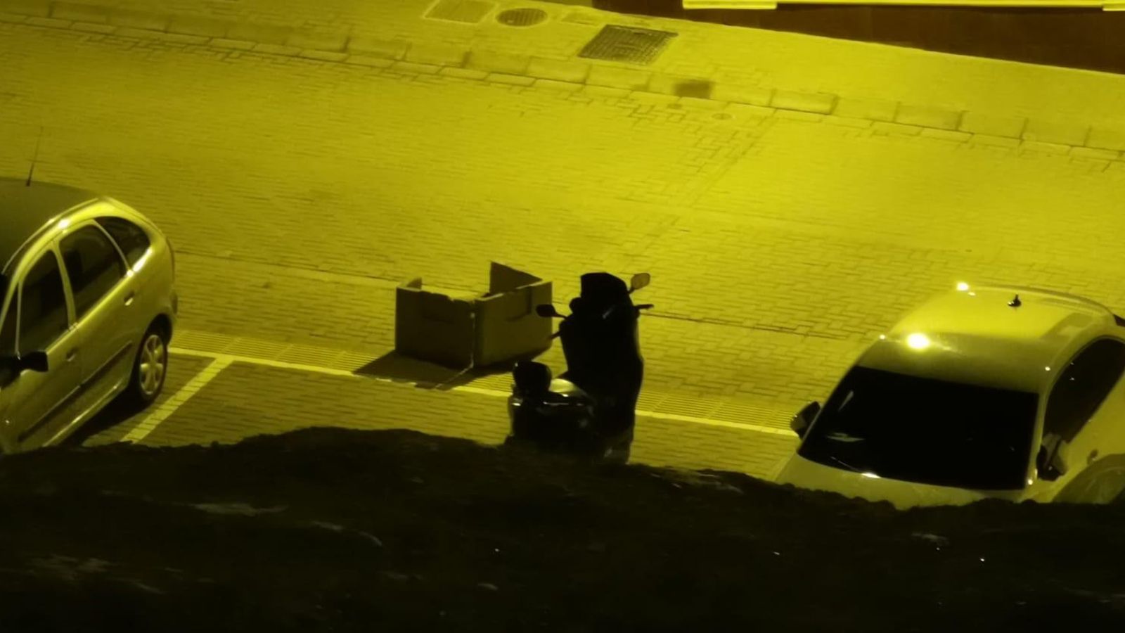 Otro  bloque de piedra como 'vado'