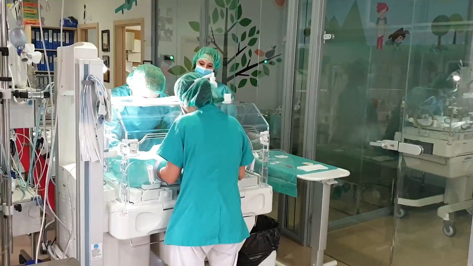 La UCI Neonatal del Hospital Quironsalud Málaga.