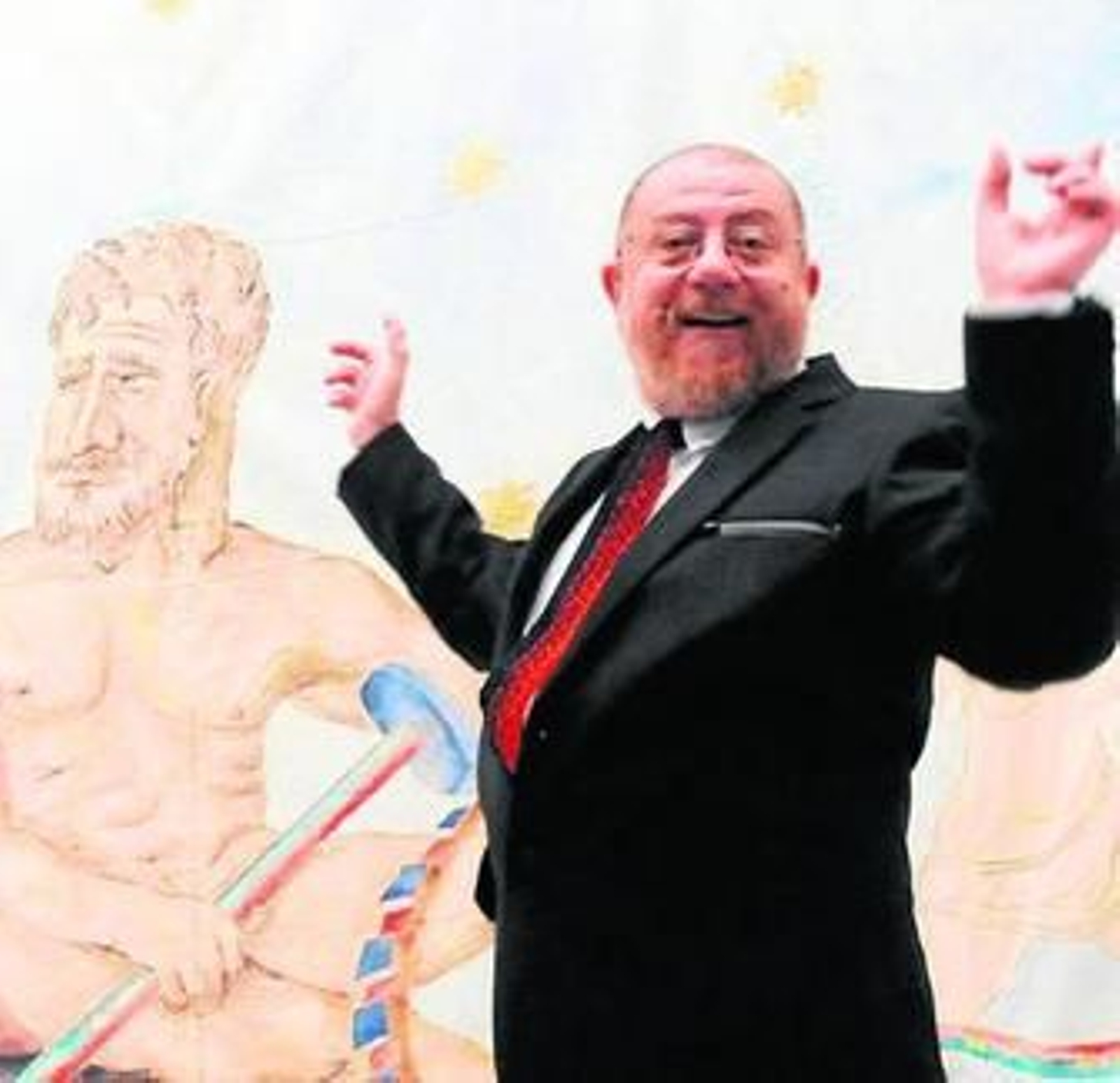 El artista tarifeño Guillermo Pérez Villalta.