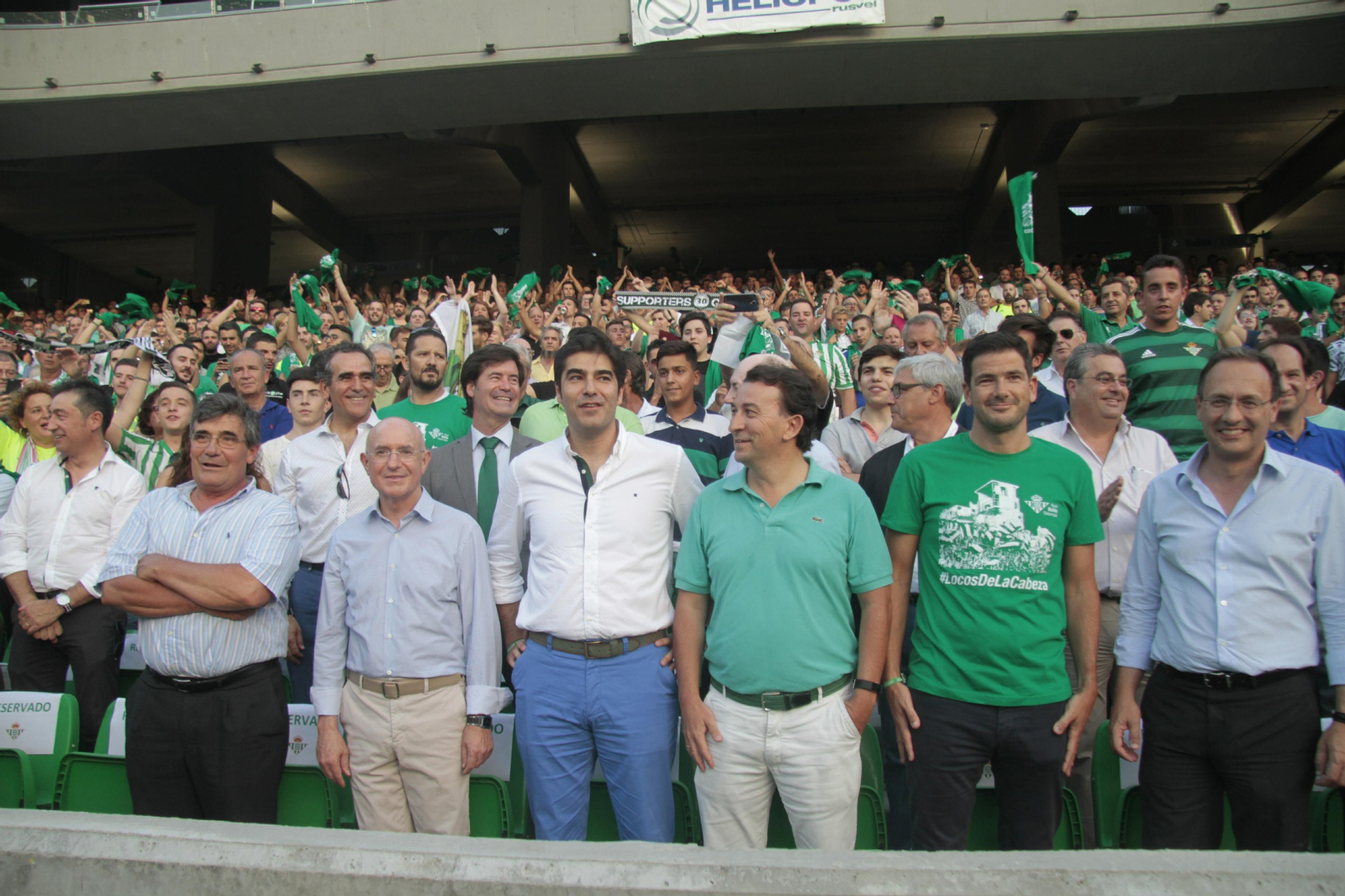 Inauguración del Gol Sur del Benito Villamarín