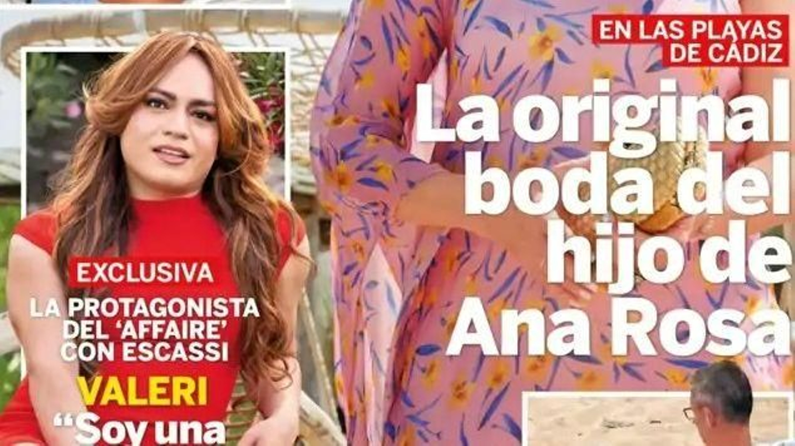 Valeri Cuéllar en la portada de la revista 'Lecturas'