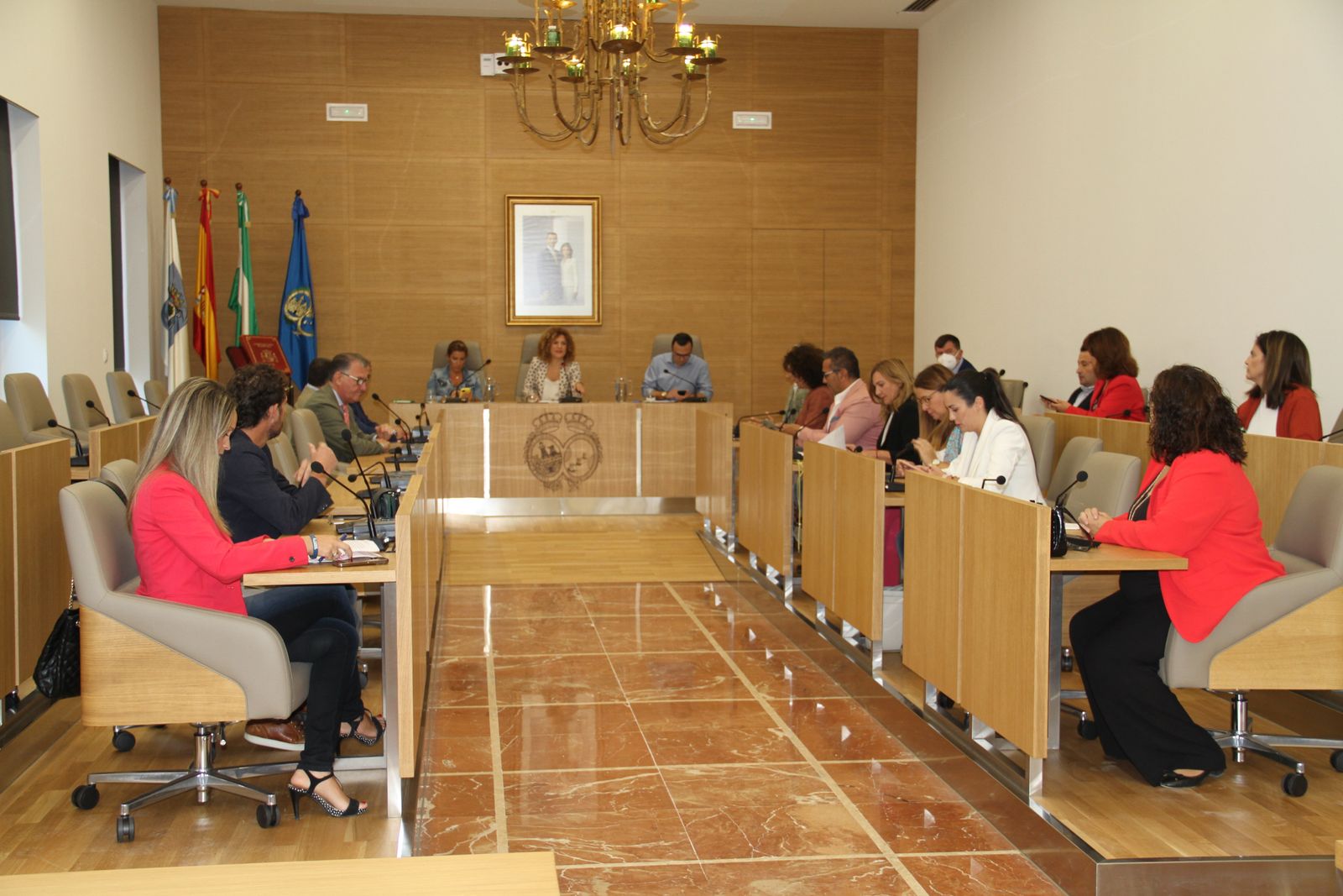 Pleno extraordinario de la Diputación de Huelva.
