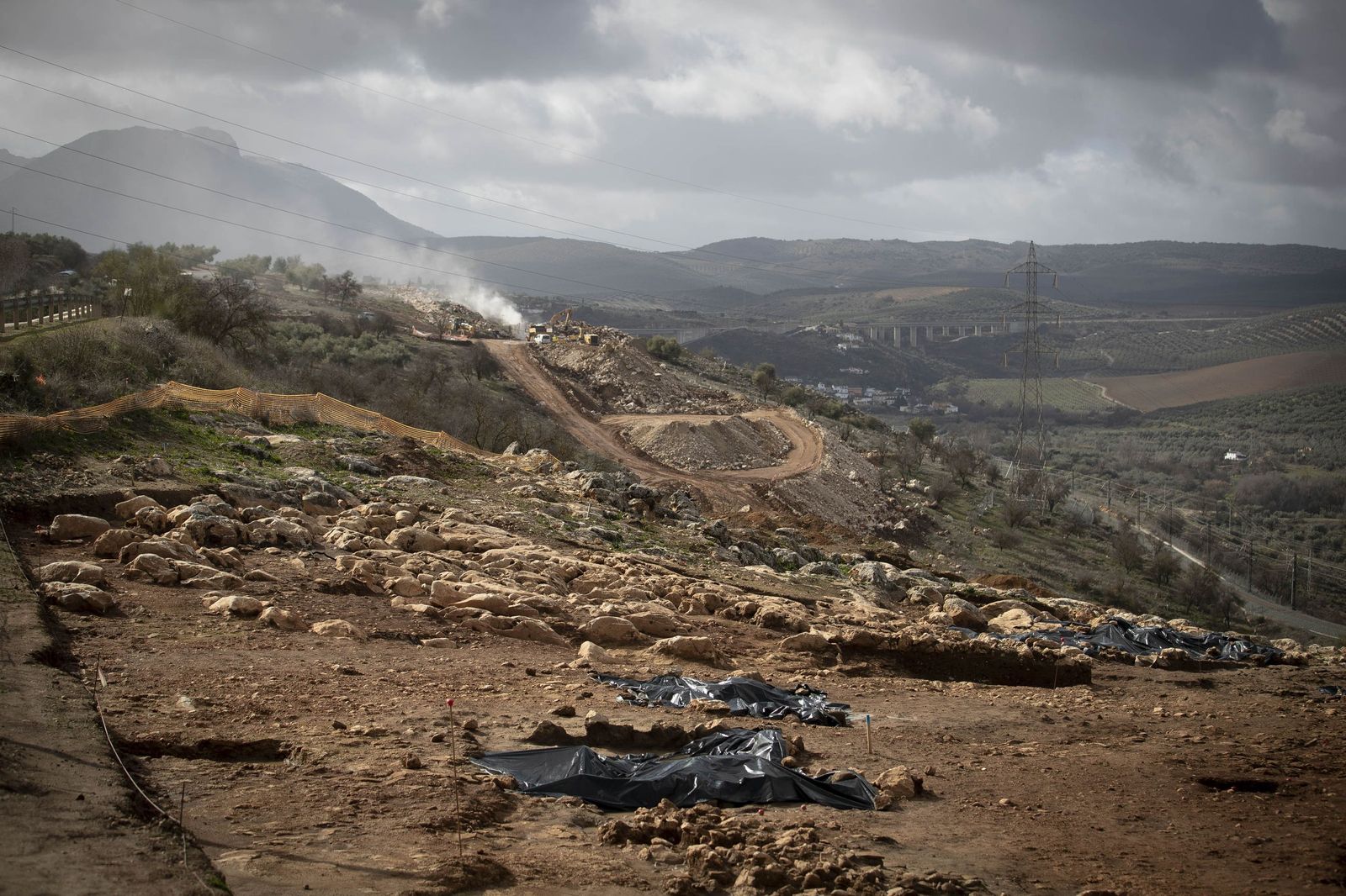 Obras en el tramo de Riofrío de la Variante de Loja