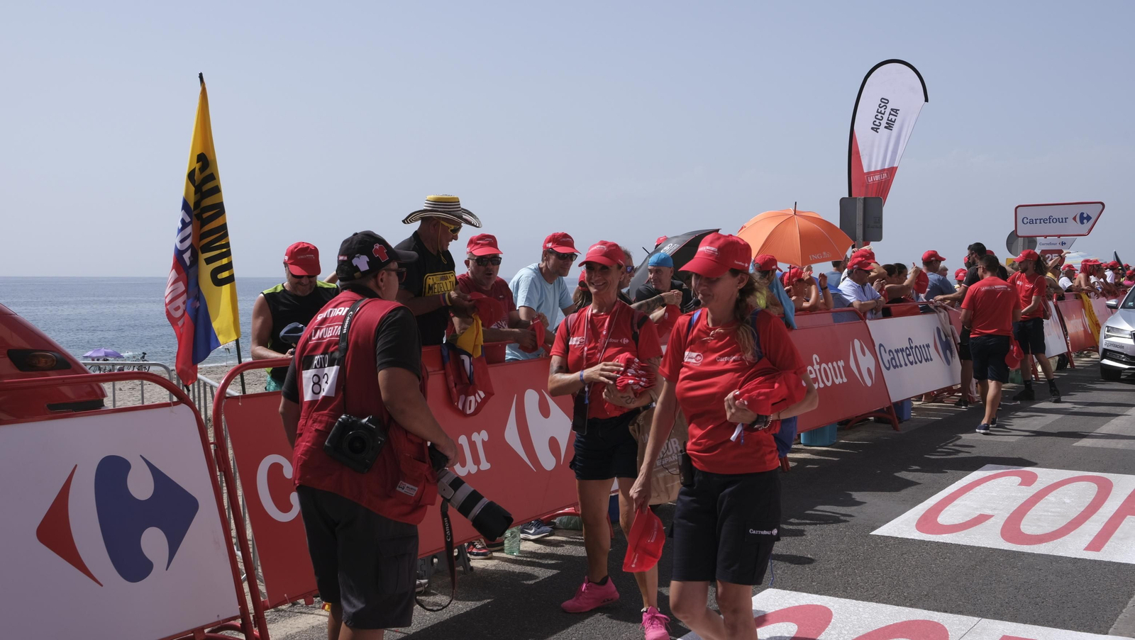 Imágenes de la etapa de la Vuelta a España con llegada en Cabo de Gata, Almería