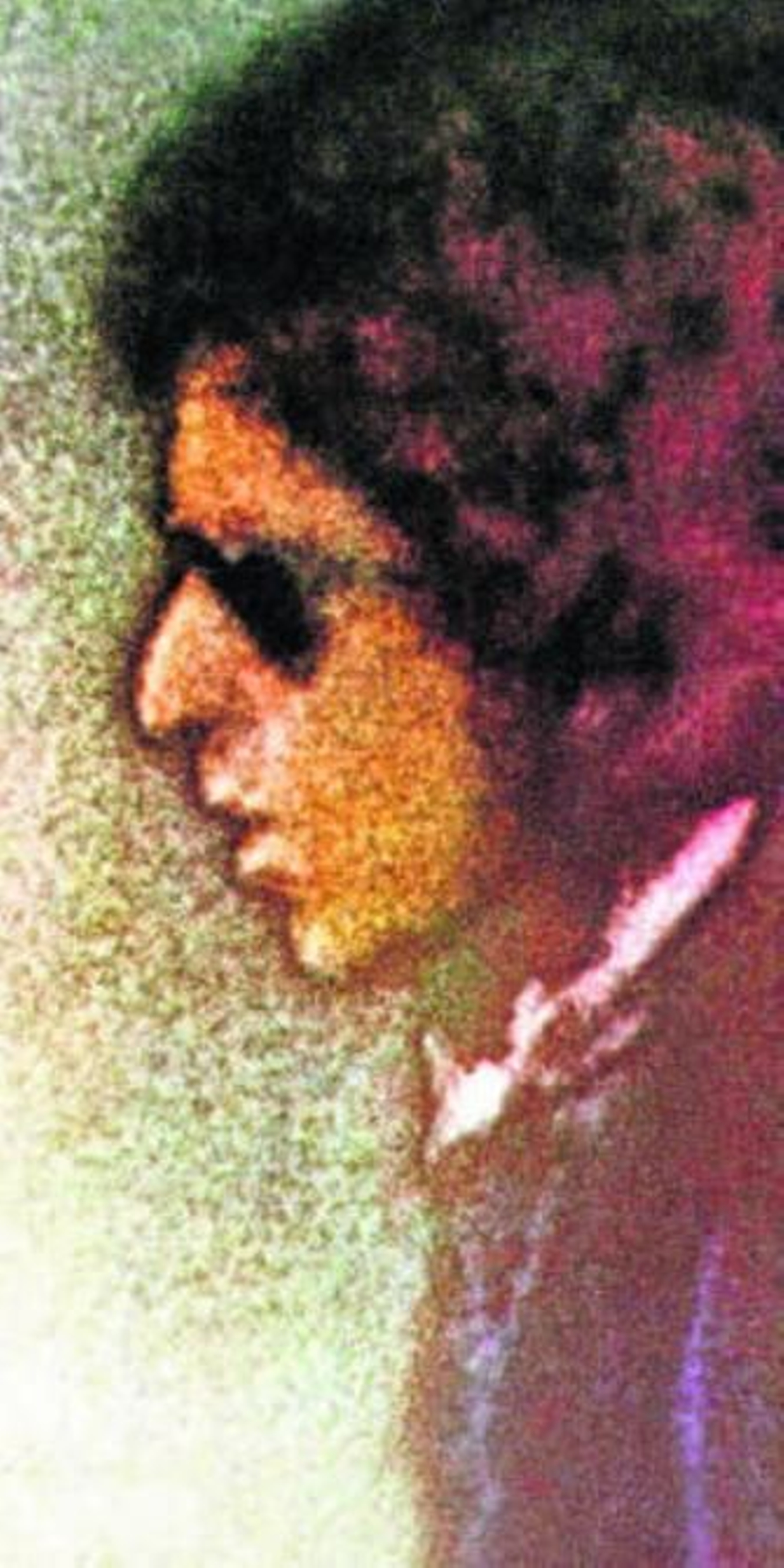 Bob Dylan en la portada de su álbum de 1975 'Blood on the tracks'.