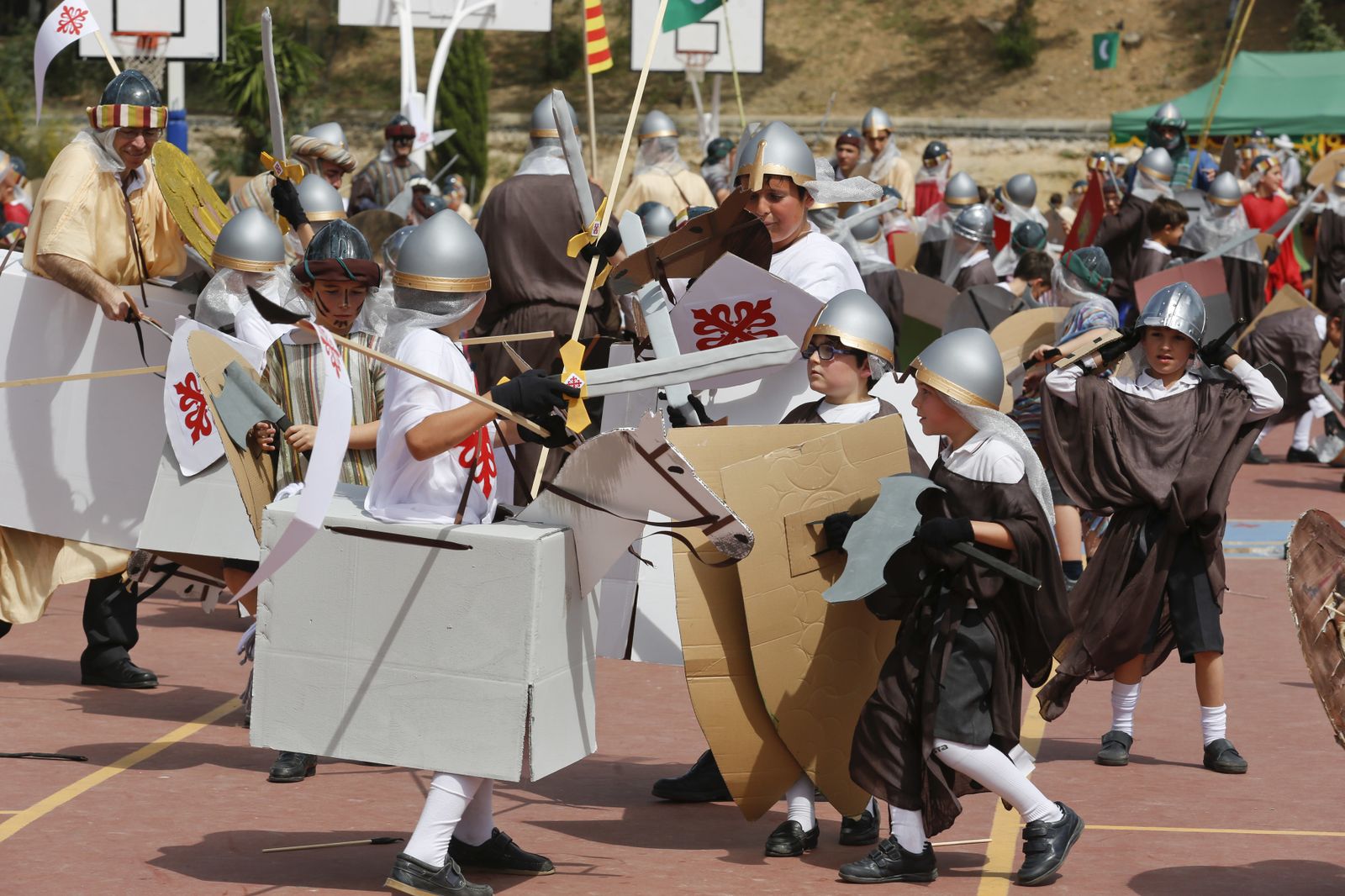 La Batalla de las Navas de Tolosa escenificada por los alumnos de El Romeral