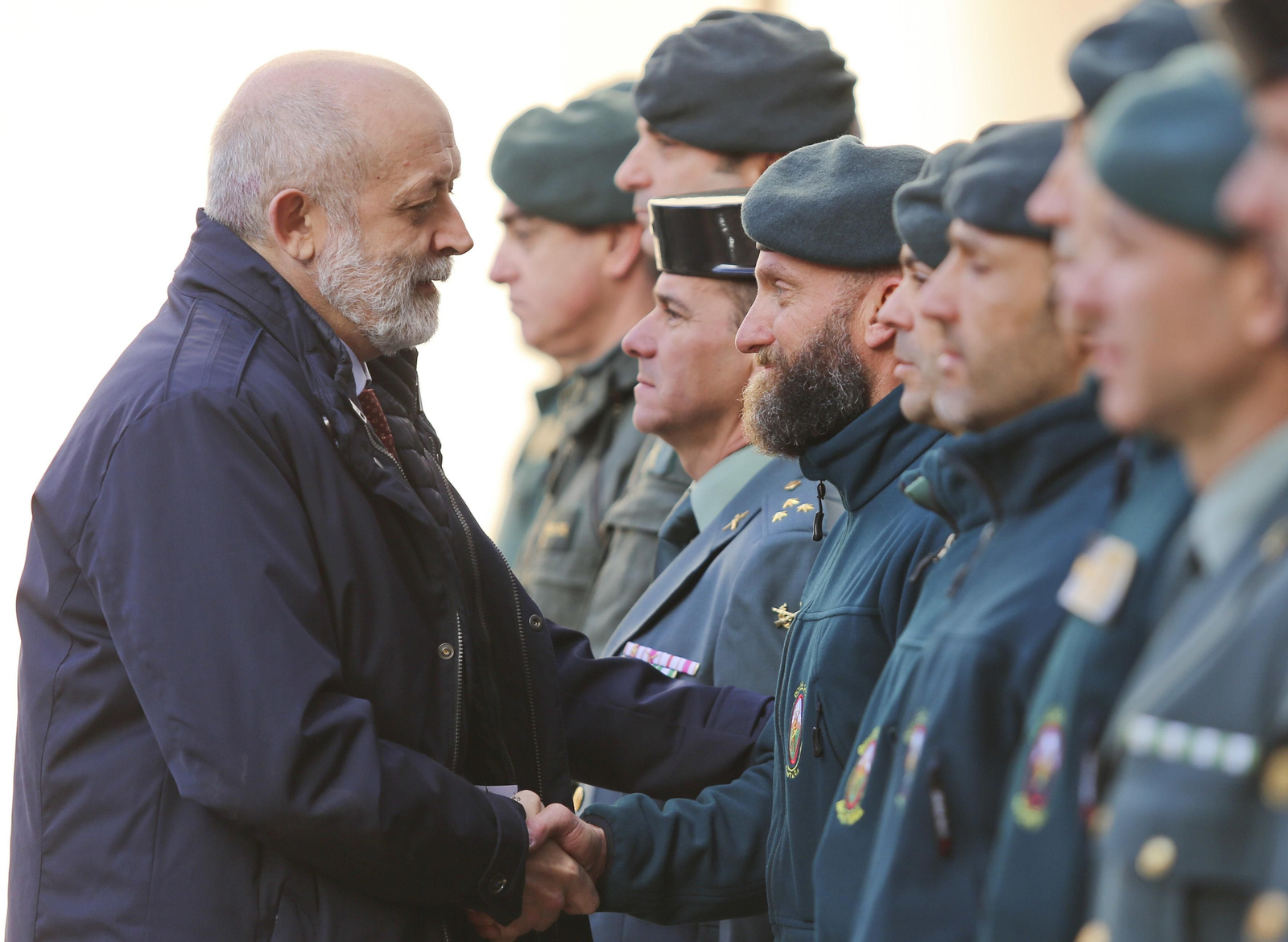 El director de la Guardia Civil, Félix Azón El director de la Guardia Civil, Félix Azón