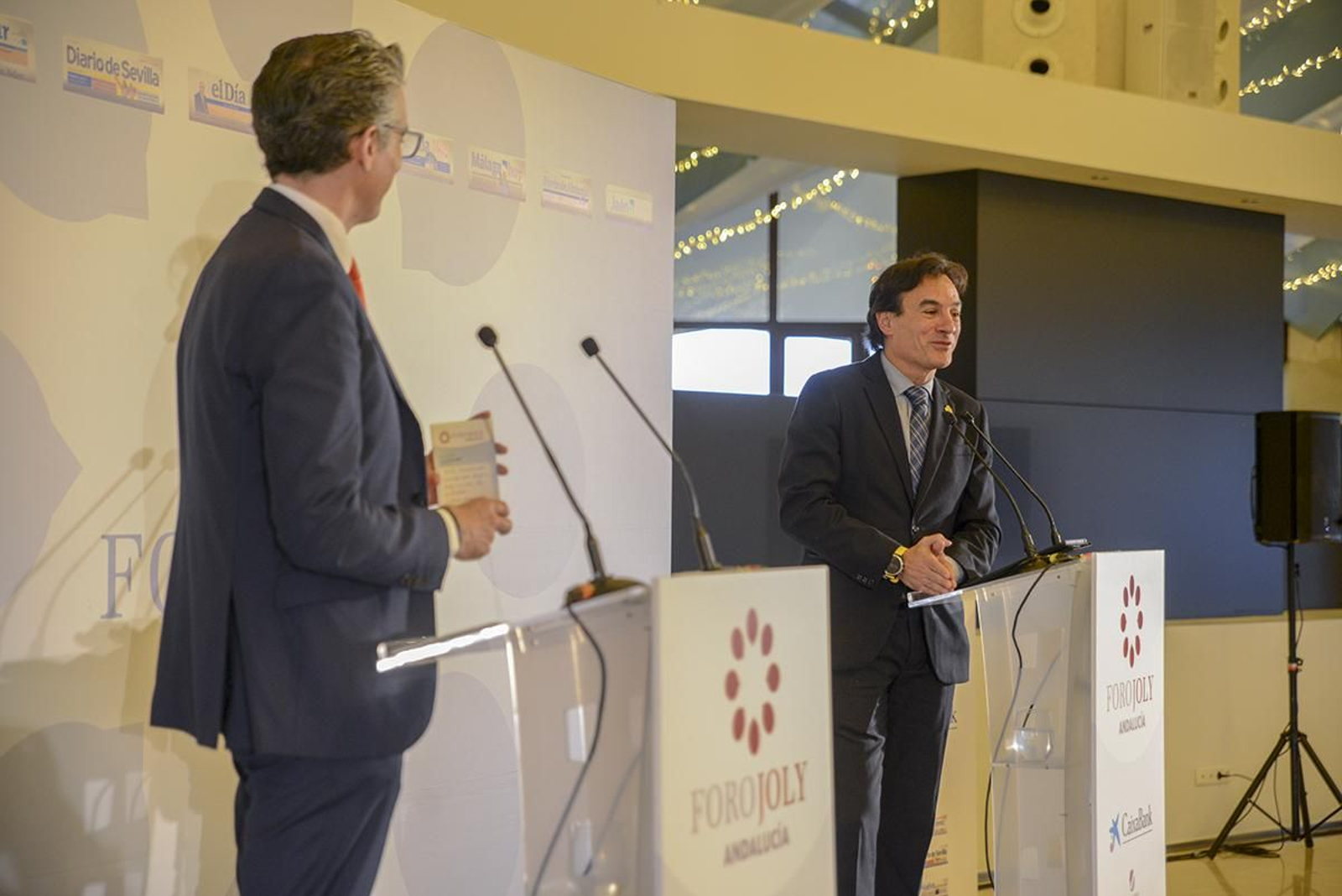 En imágenes: así ha sido el desayuno informativo de Jaén Hoy con el alcalde, Agustín González