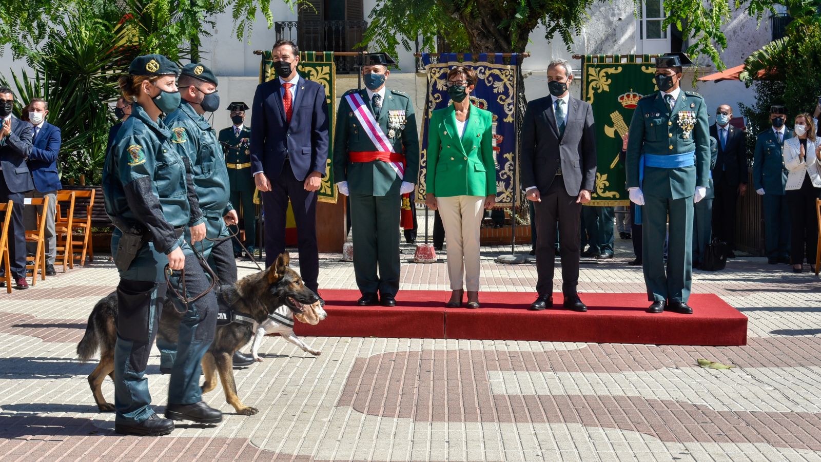 Las fotos de los actos de la Guardia Civil en Tarifa por la festividad de la Virgen del Pilar