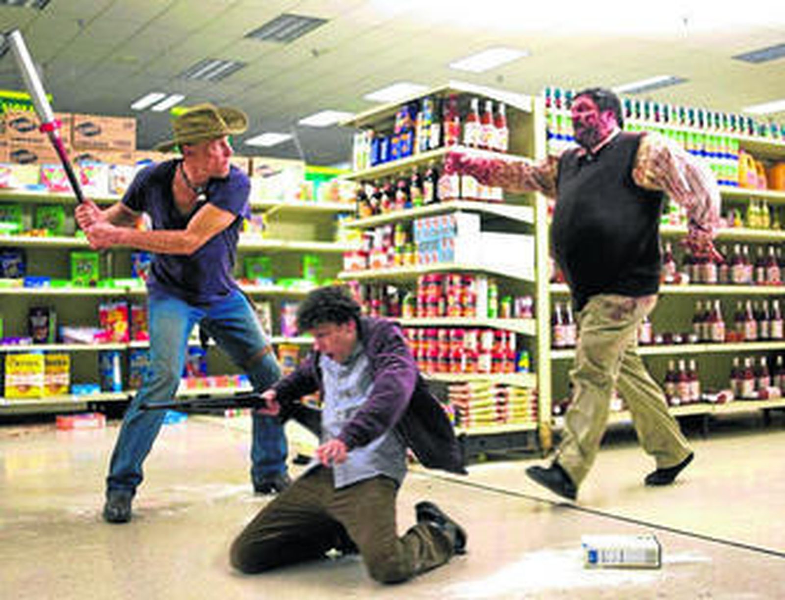 Woody Harrelson y Jess Eisenberg, dos generaciones de cómicos unidos en este delirante filme.