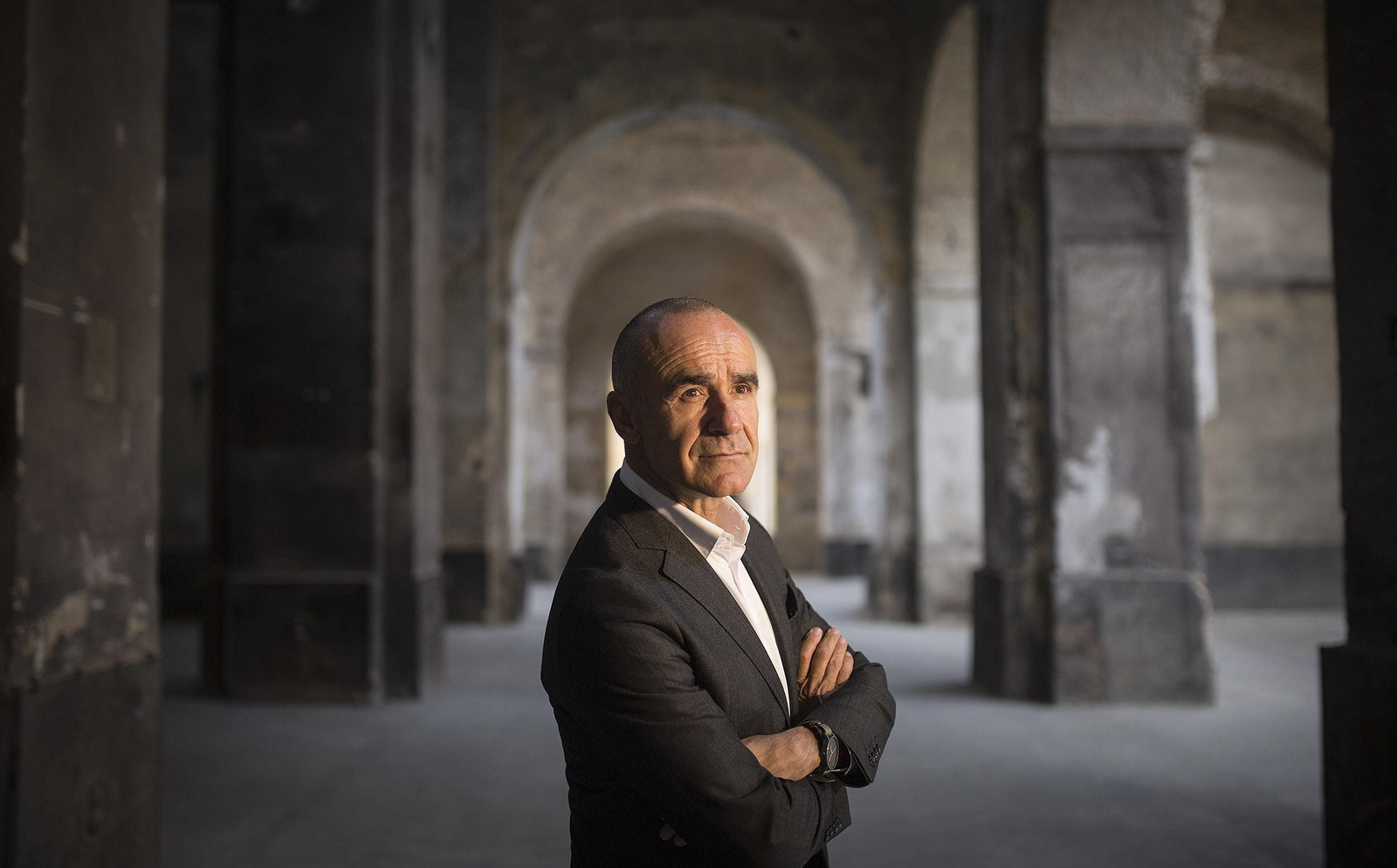 Antonio Muñoz, en las naves de la Fábrica de Artillería, un espacio que se incorporará en este mandato como nuevo foco de actividades culturales.