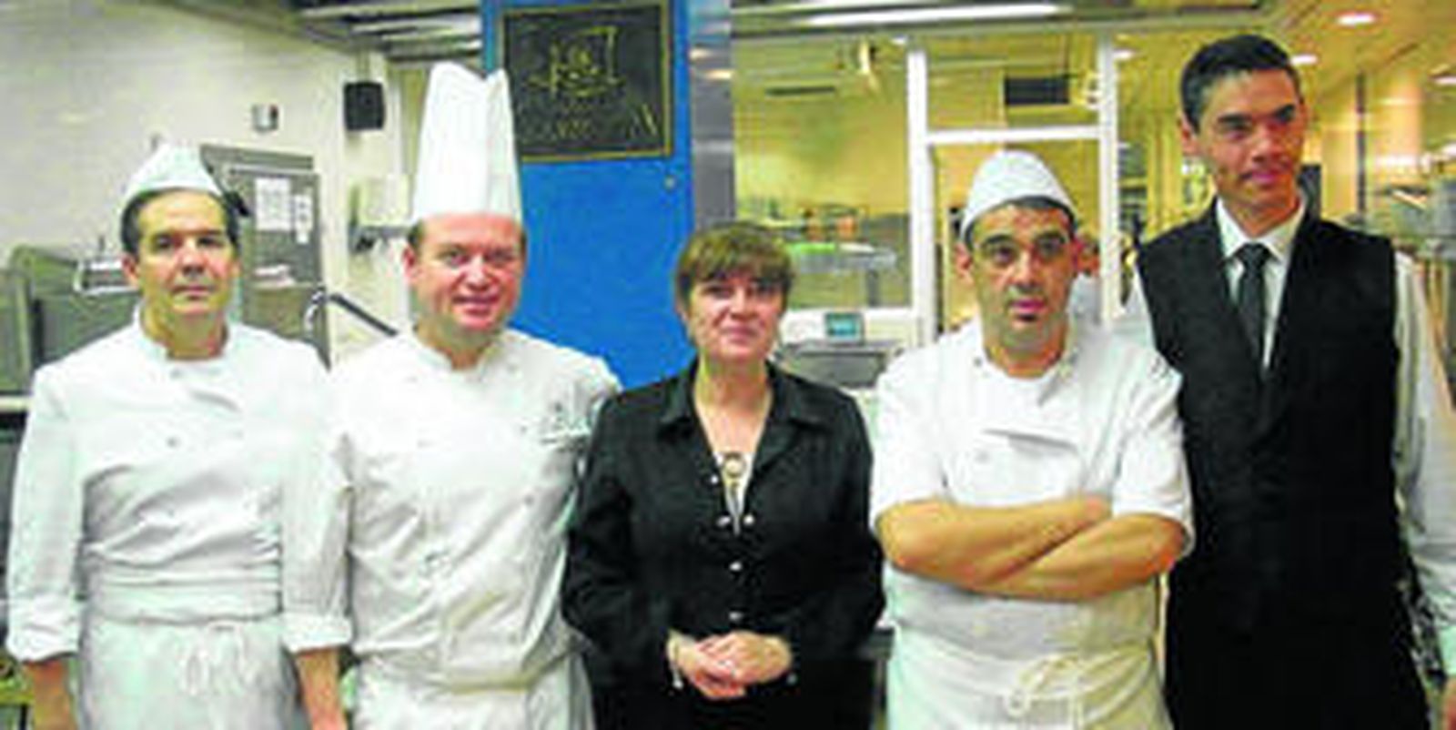 Mercedes Torres, Antonio Carmona, Ángel Gómez, Pepe García y Juan Mellado.