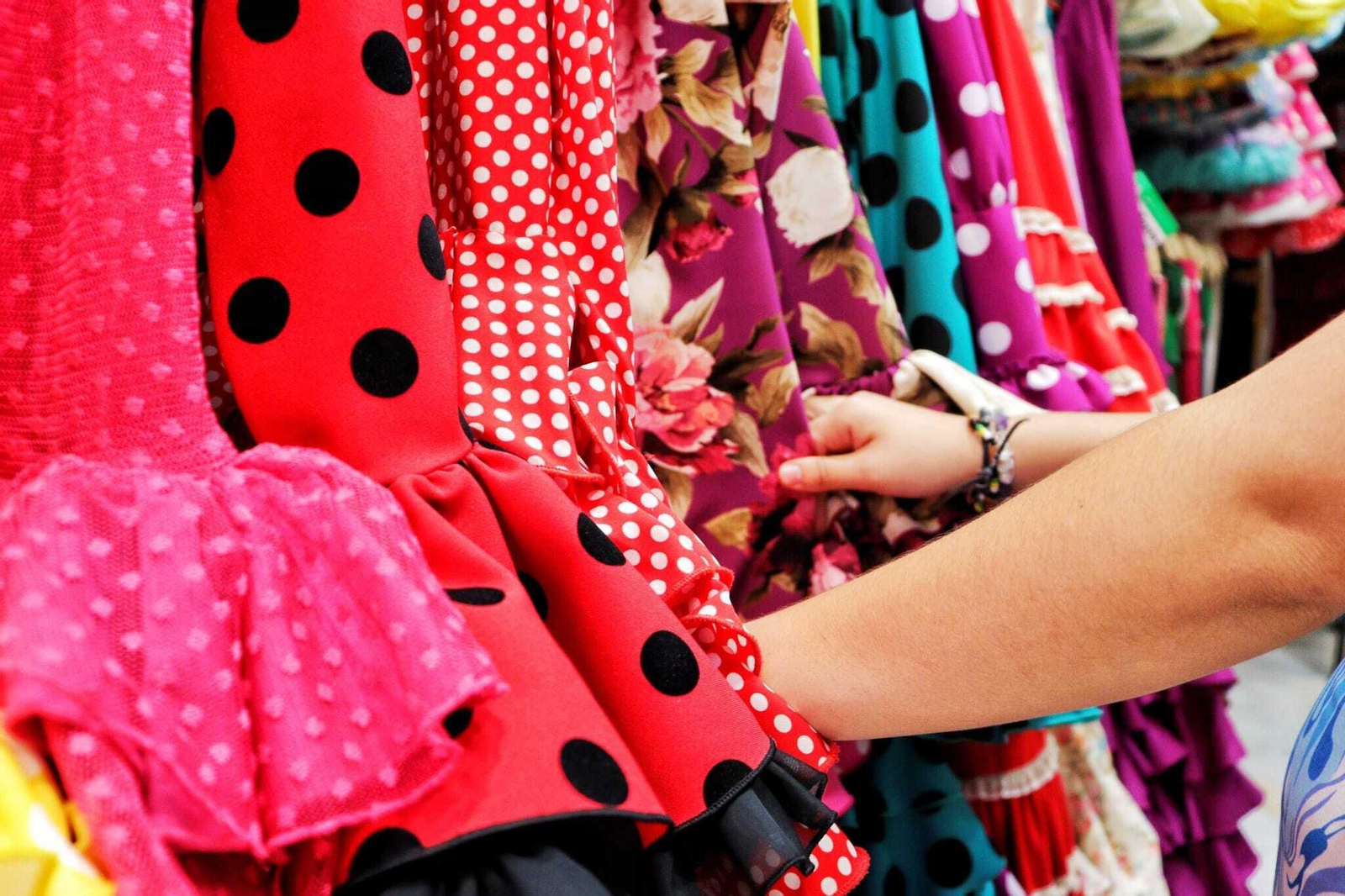 Lleno en las tiendas de moda flamenca de cara a la Feria