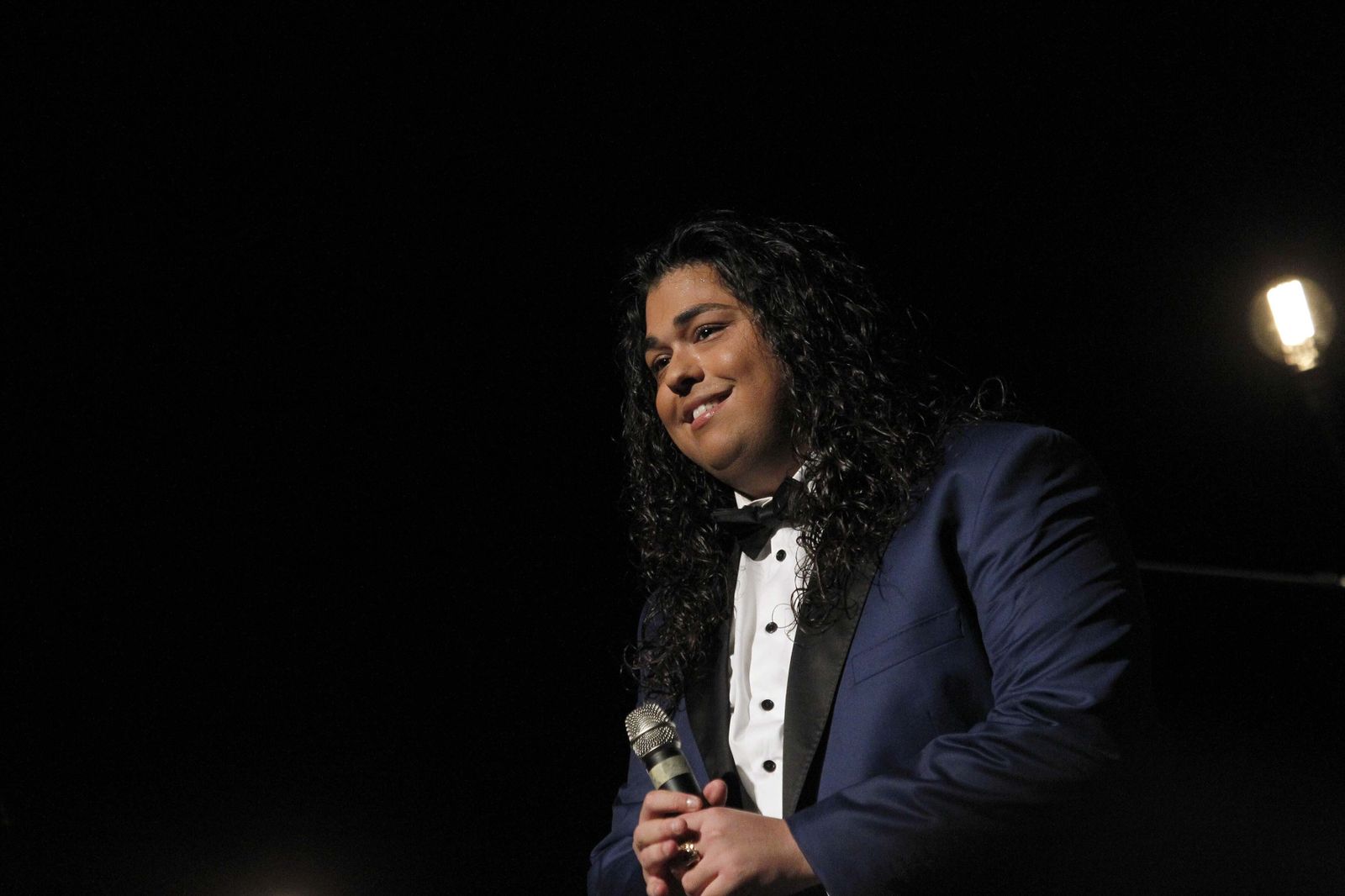 Jonathan Santiago en el Palacio de Congresos de La Línea. Imagen de archivo.