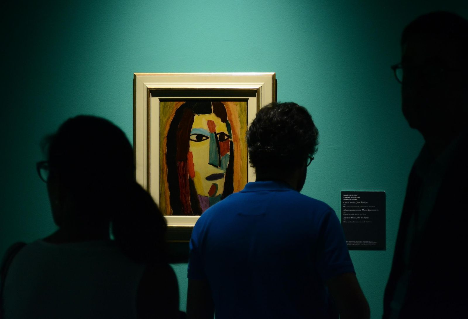 Una de las variaciones sobre la 'Cabeza de San Juan Bautista' de Alexéi Jawlensky.