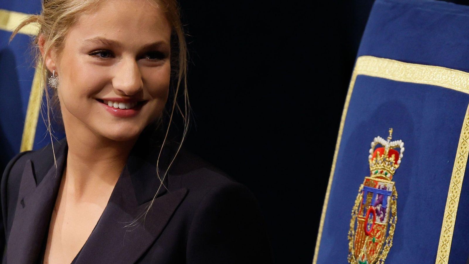 La Princesa Leonor, durante la entrega de los Premios Princesa de Asturias 2024.