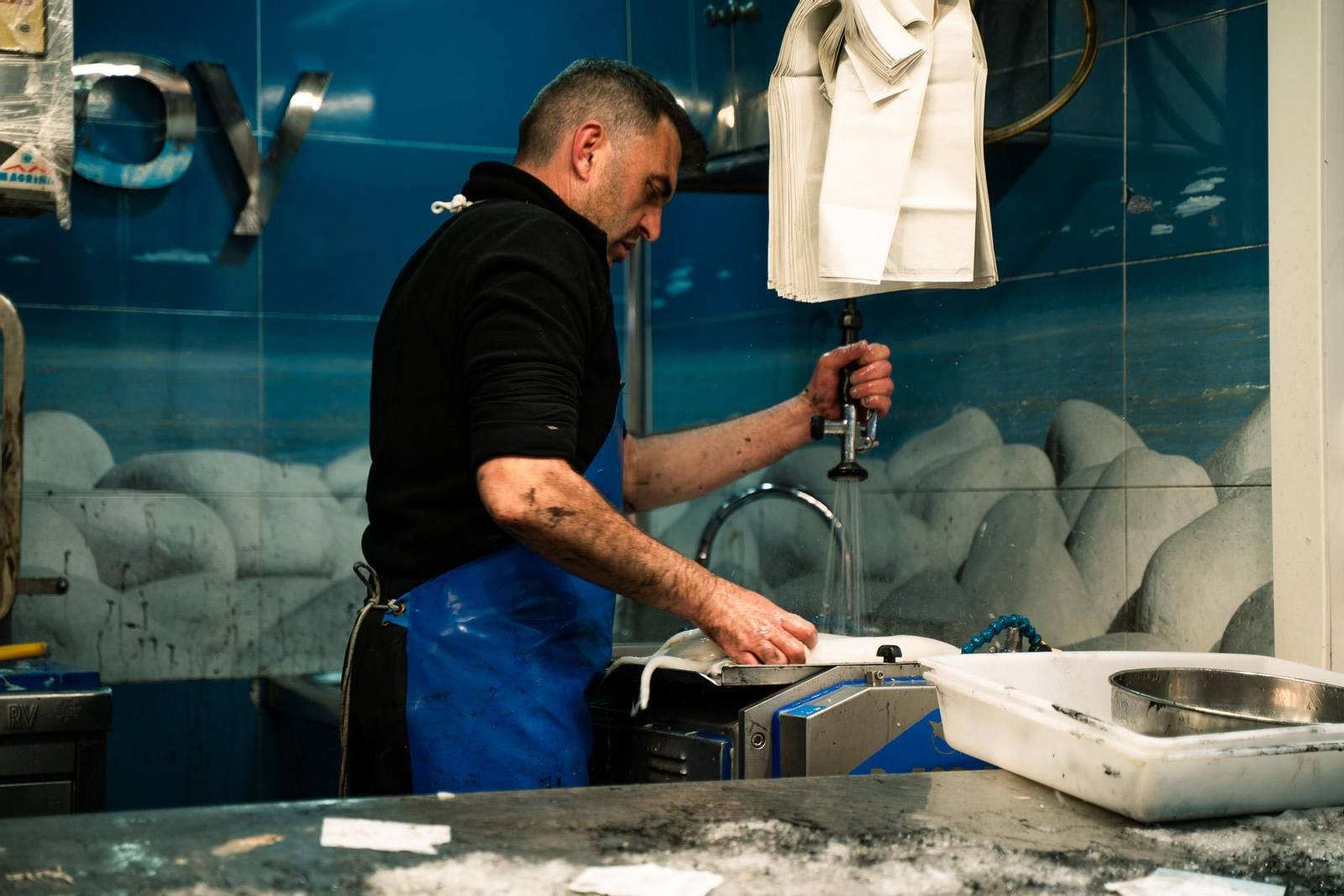 Imágenes del ambiente en el Mercado del Carmen en la mañana del martes