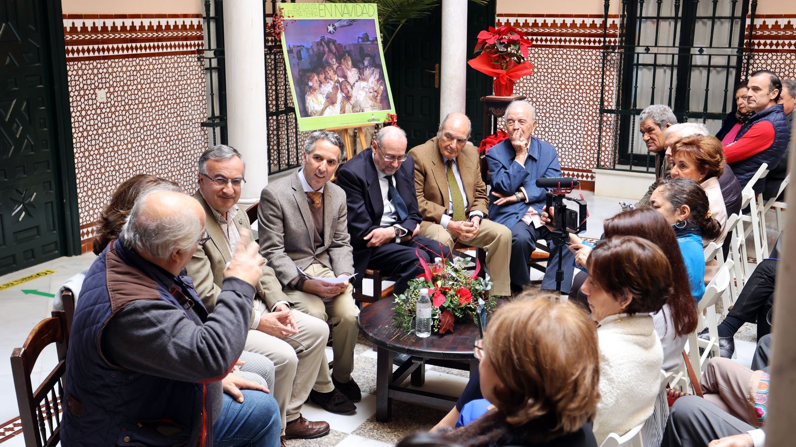 Mesa de debate sobre 'Así Canta Nuestra Tierra en Navidad' organizada por la Cátedra.