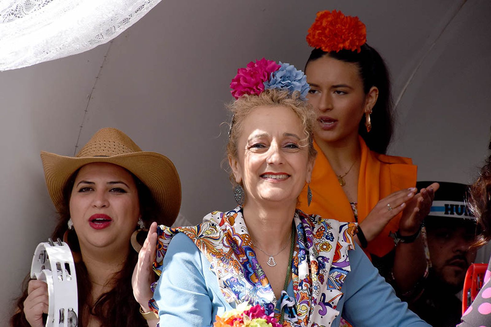 Imágenes de los carros de la Hermandad del Rocío de Huelva