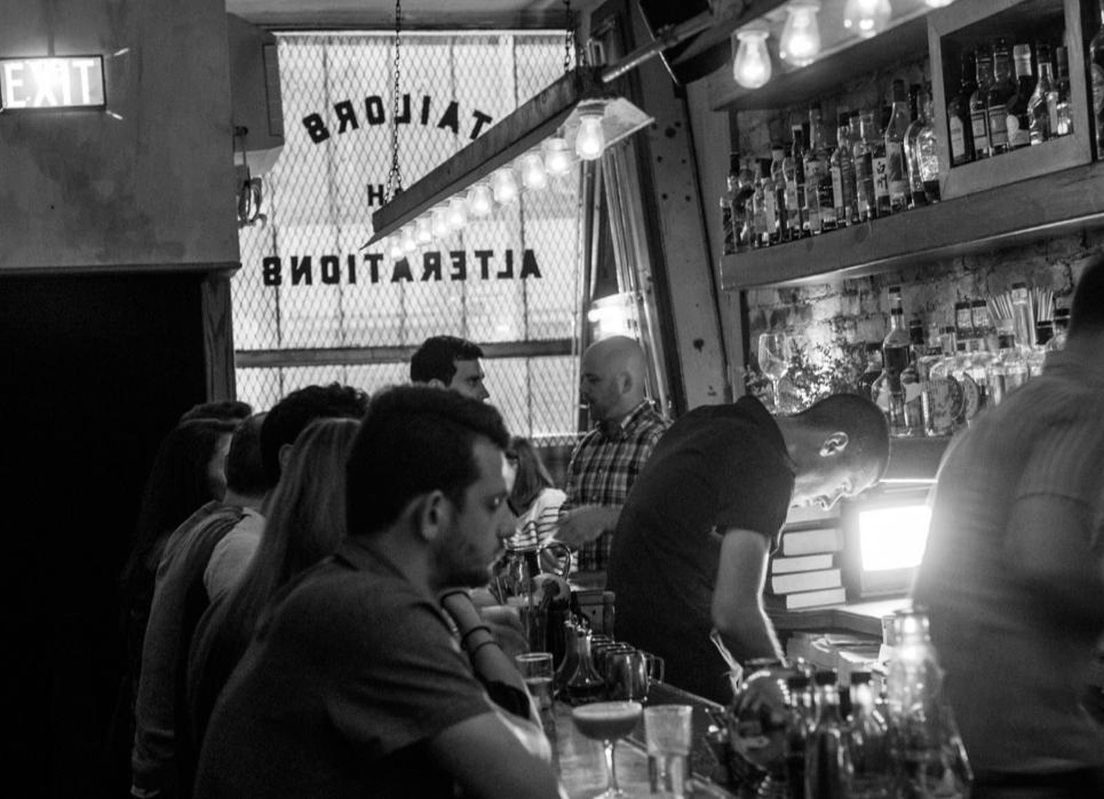 El interior del local en Nueva York