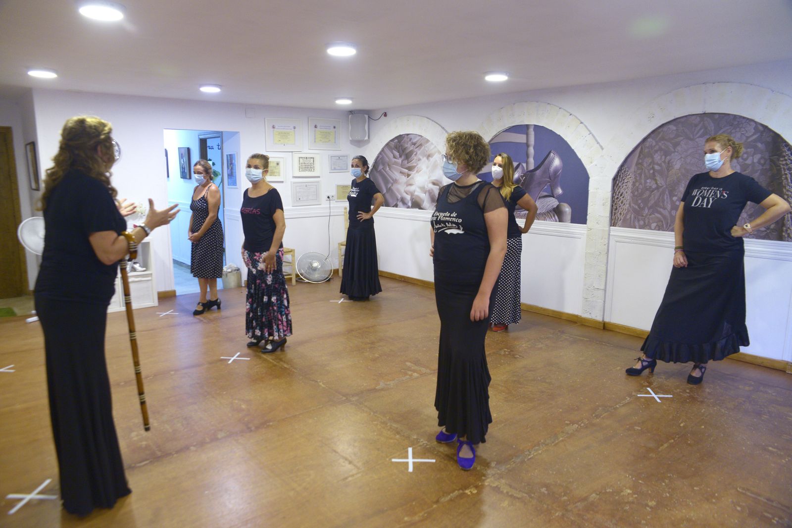 Fotos  de la academia de flamenco de Monika Bellido