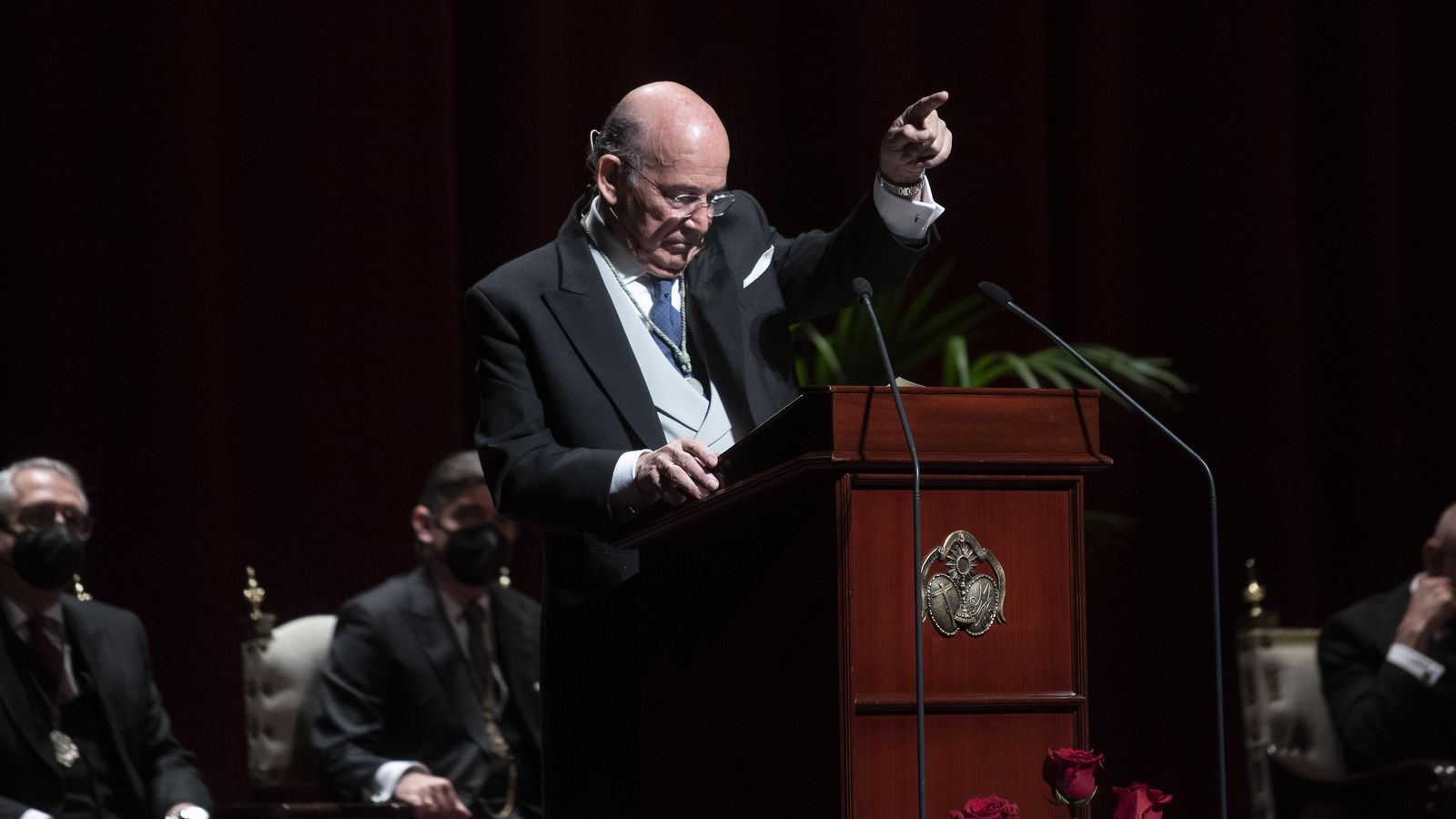 Julio Cuesta durante el Pregón.