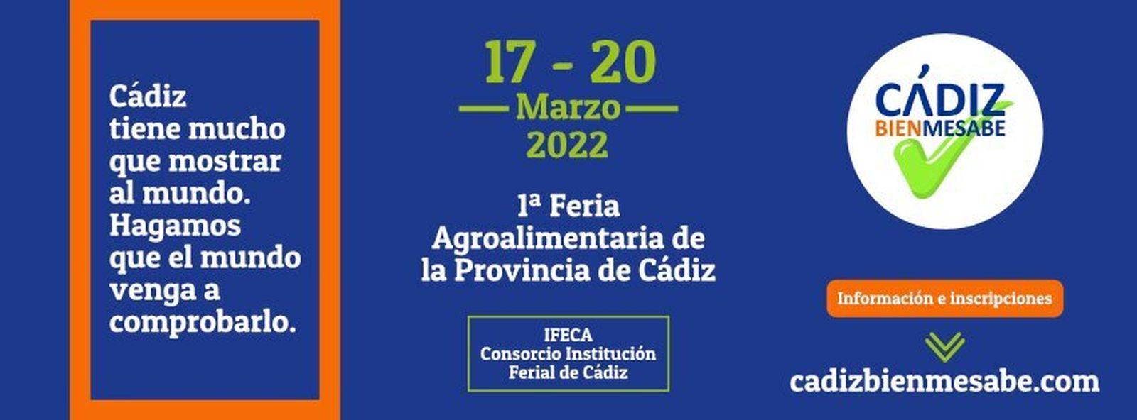 El cartel anunciador de la Ferie Cádiz Bienmesabe