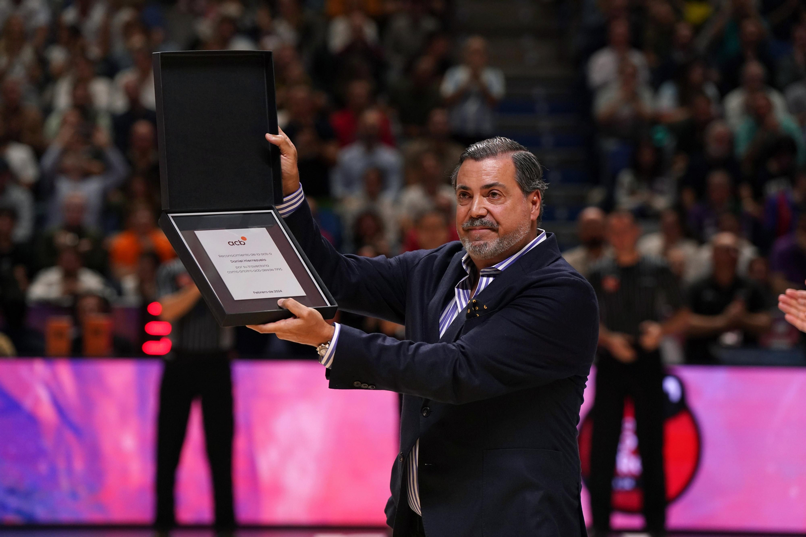 Daniel Hierrezuelo, homenajeado por la ACB