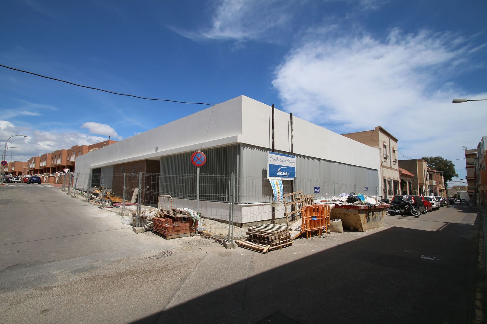 Estado actual de las obras de construcción del nuevo edificio administrativo en La Cañada