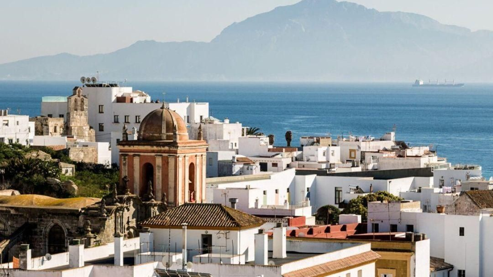 Una panorámca del centro histórico de Tarifa