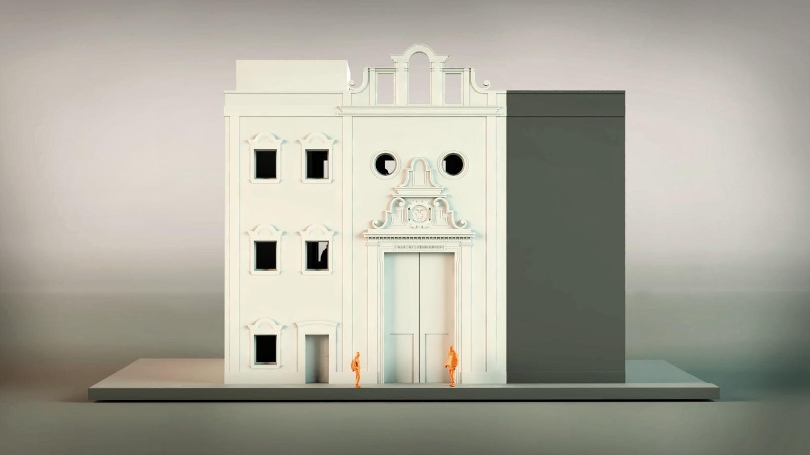 Imagen del proyecto de la casa de hermandad.