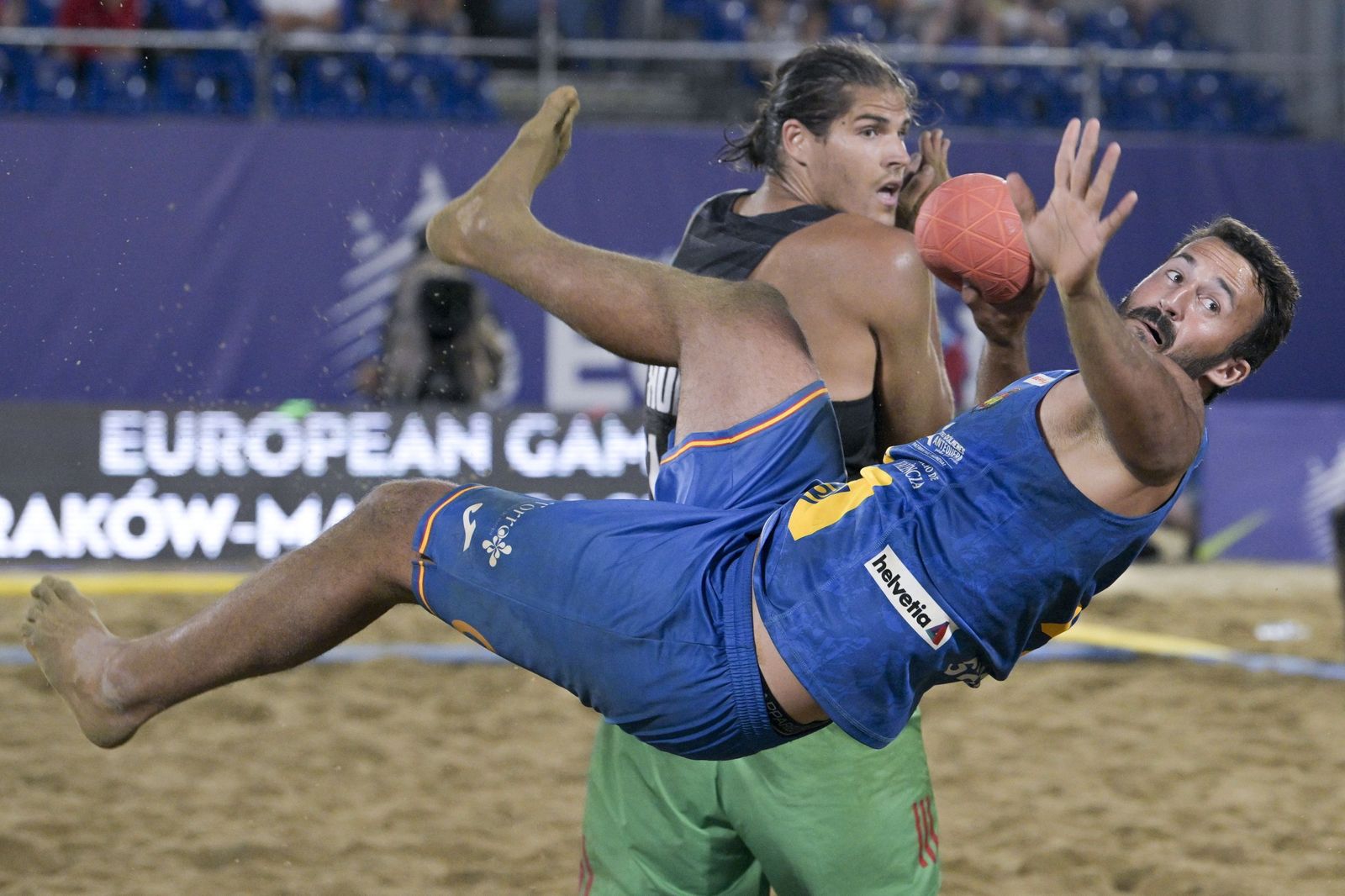 Un lance de balonmano playa con la selección española en los European  Games