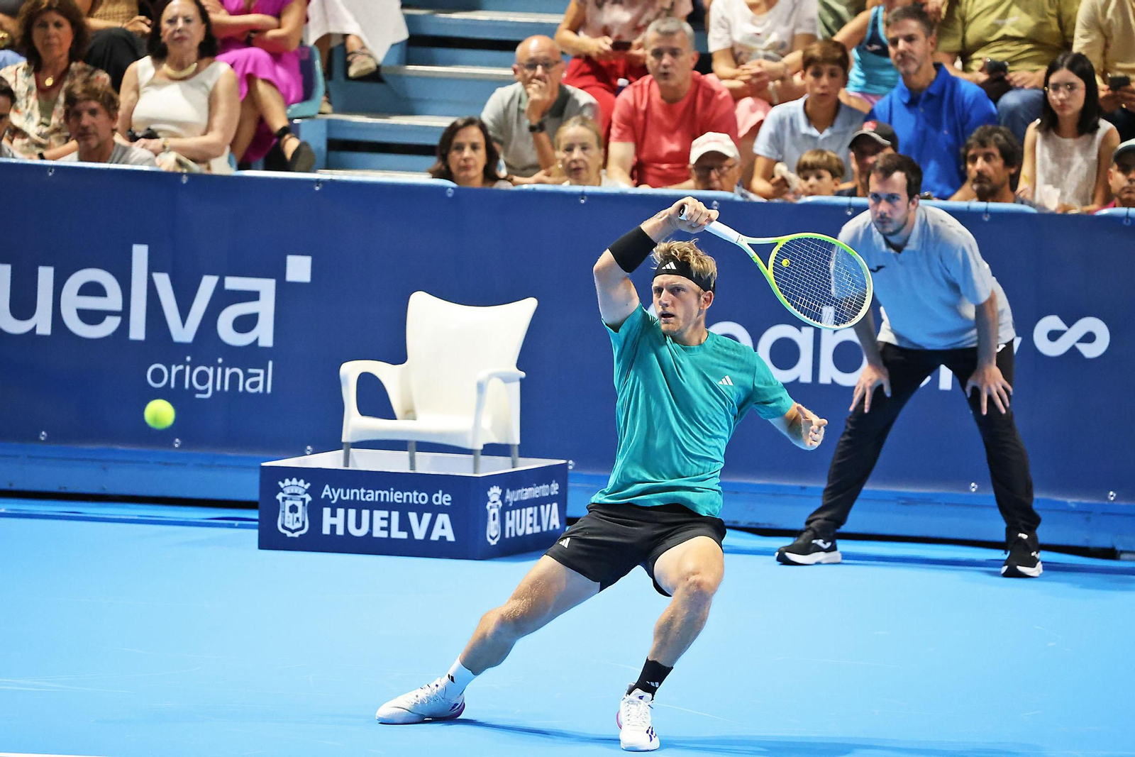 Imágenes de la final masculina de la Copa del Rey de tenis entre Daniil Medvedev y Alejandro Davidovich