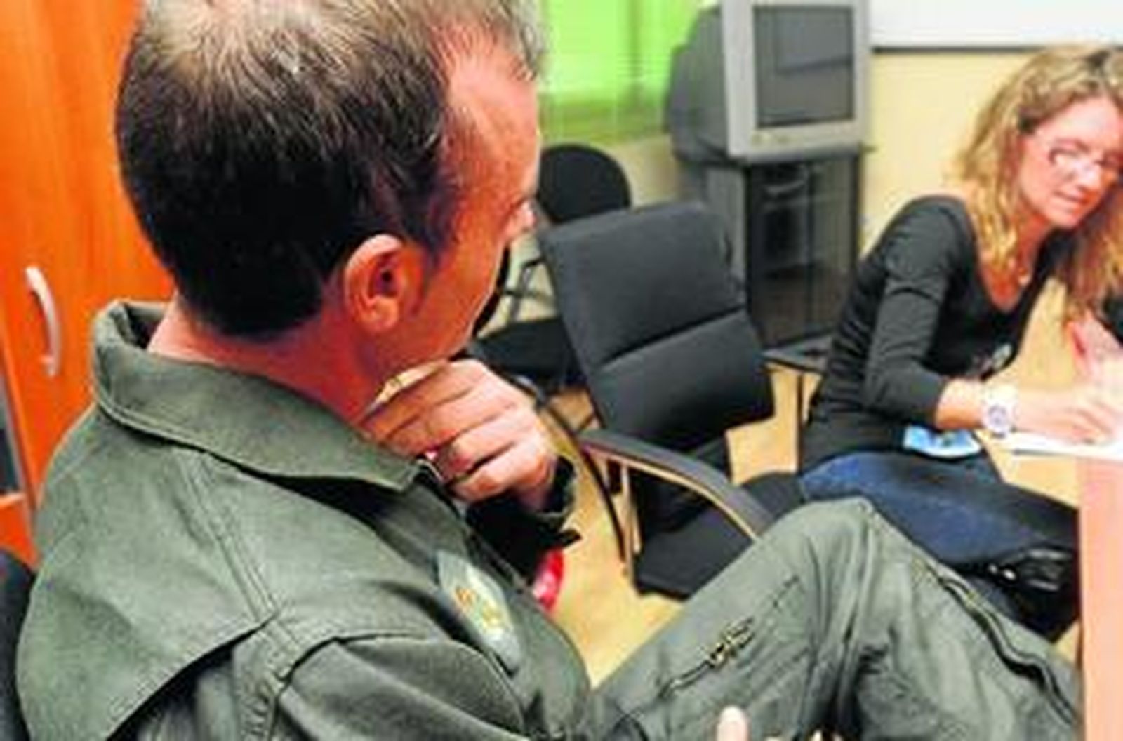 El piloto que salvó la vida al narco, durante la entrevista concedida a este diario.