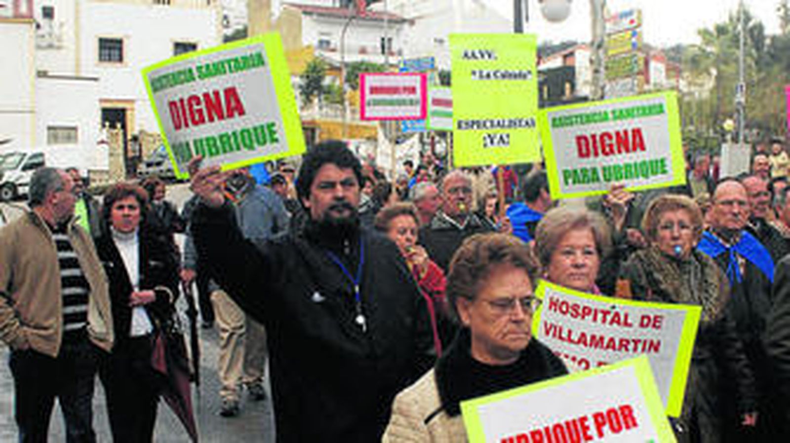 Una de las manifestaciones reivindicativas del colectivo ciudadano.
