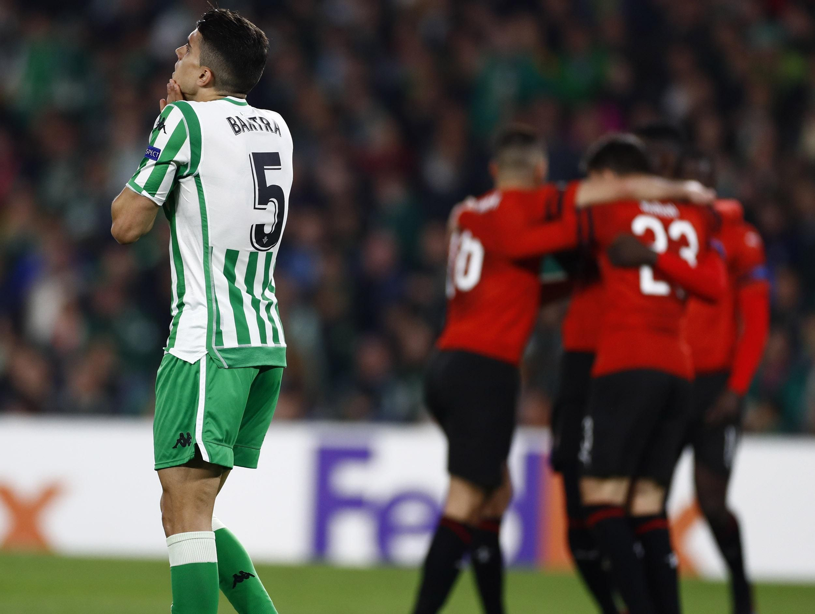 Las imágenes del Betis-Rennes