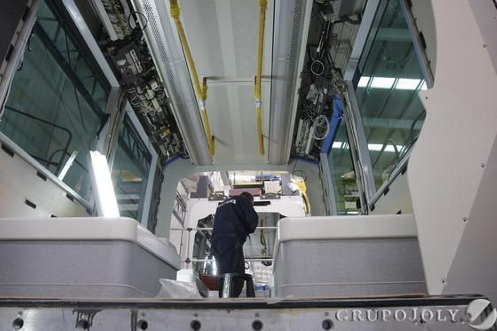 Fábrica de tranvías CAF en Linares (Jaén).

Foto: José Ángel García