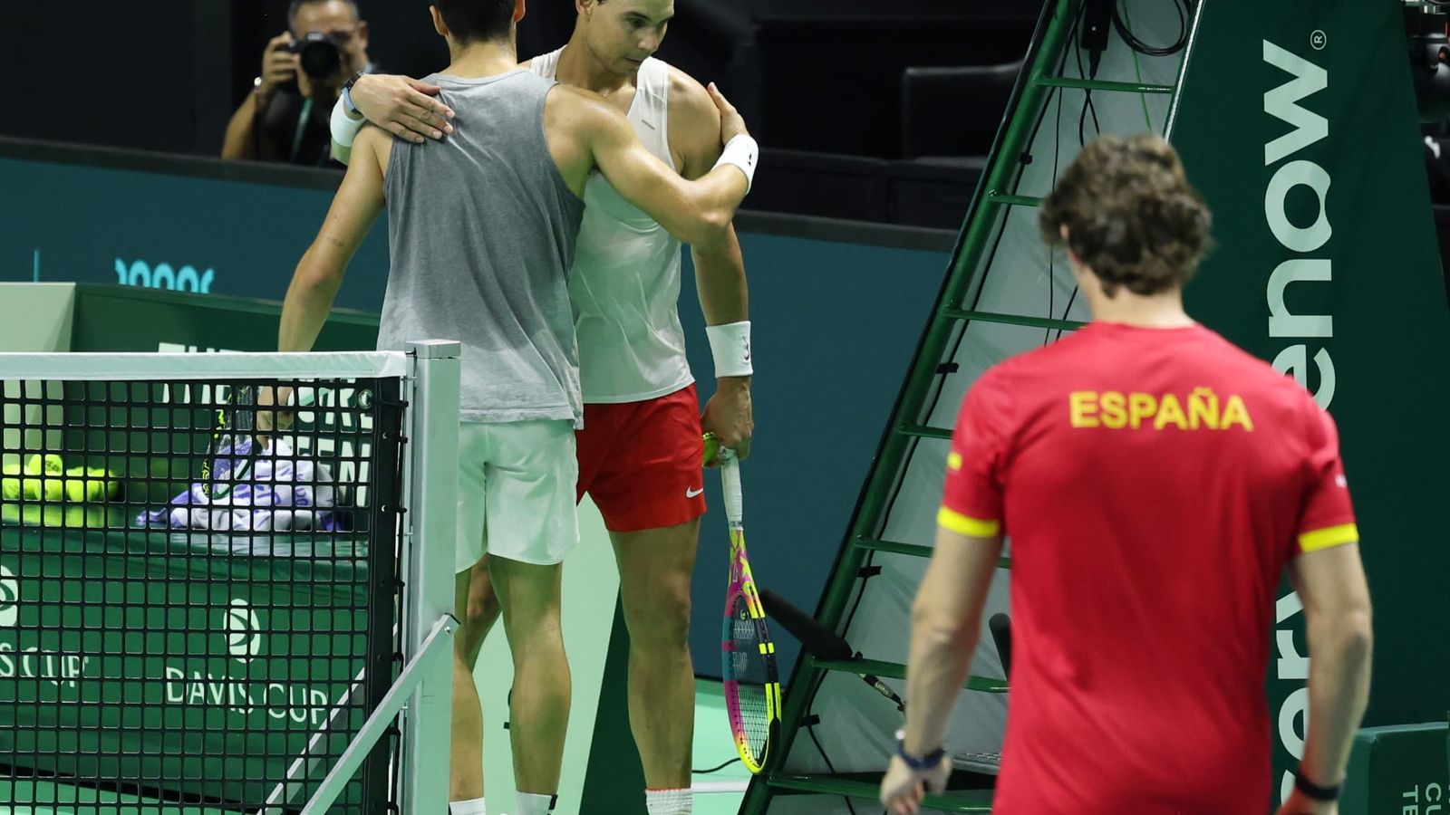 Rafa Nadal-Carlos Alcaraz, ocho juegos a tope con empate antes de la Copa Davis