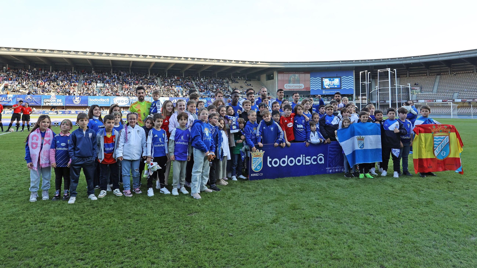 Imágenes del derbi entre Xerez CD y Xerez DFC en Chapín