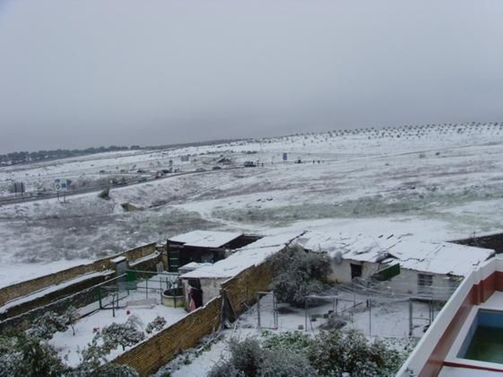 En las Pajanosas, todo nevado./ Toñi Márquez Aznar