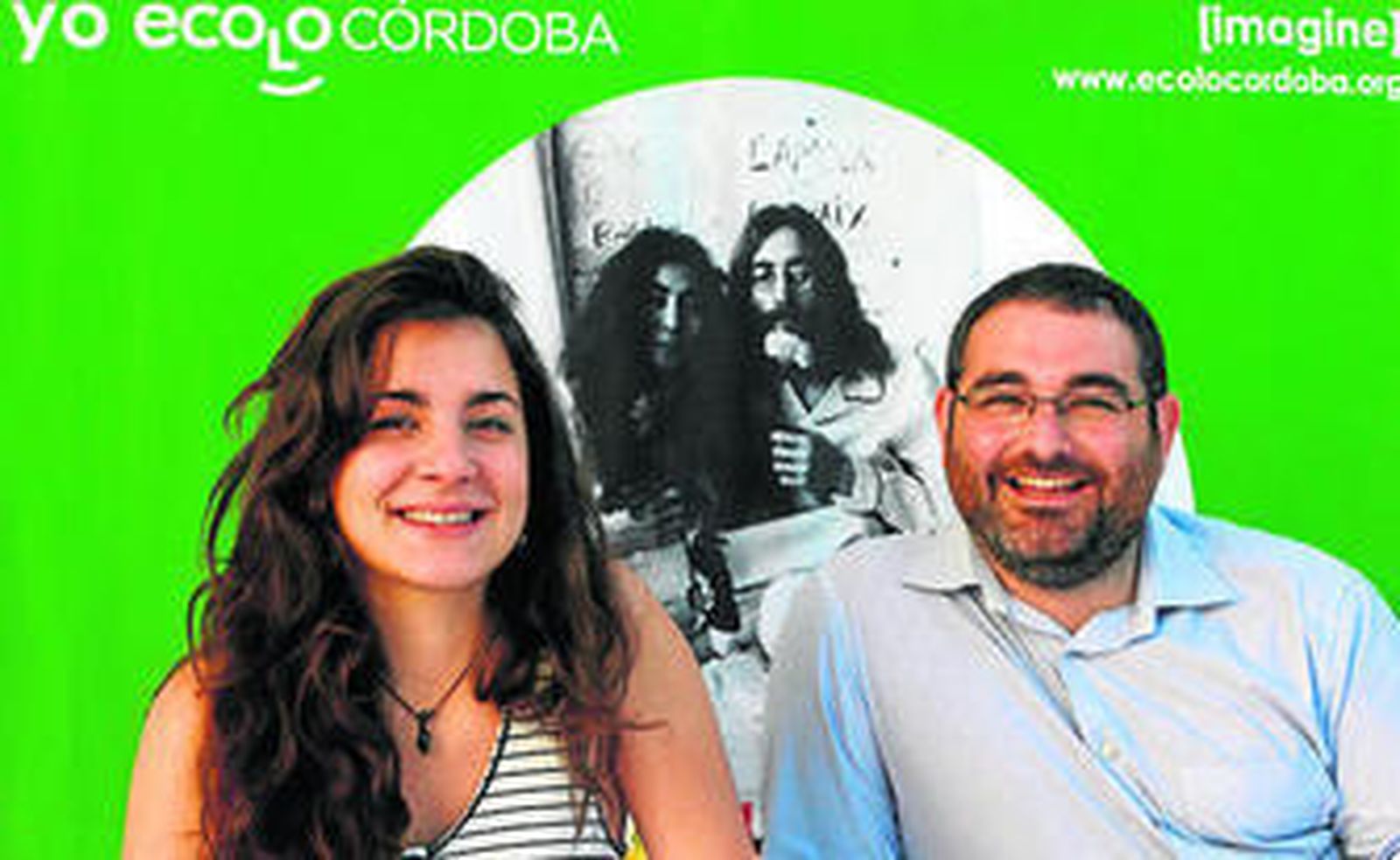 Dos de los participantes de la iniciativa 'Imagine' en Rabanales.