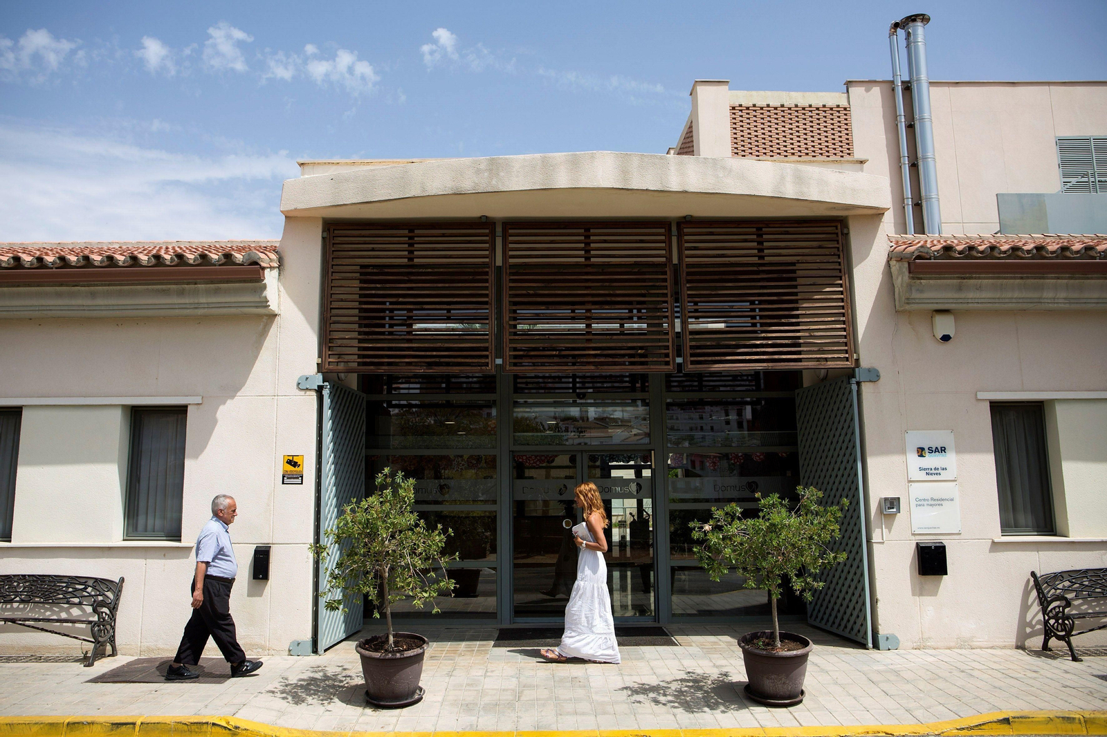 Vista exterior de la residencia de Guaro en la que han ocurrido los hechos.