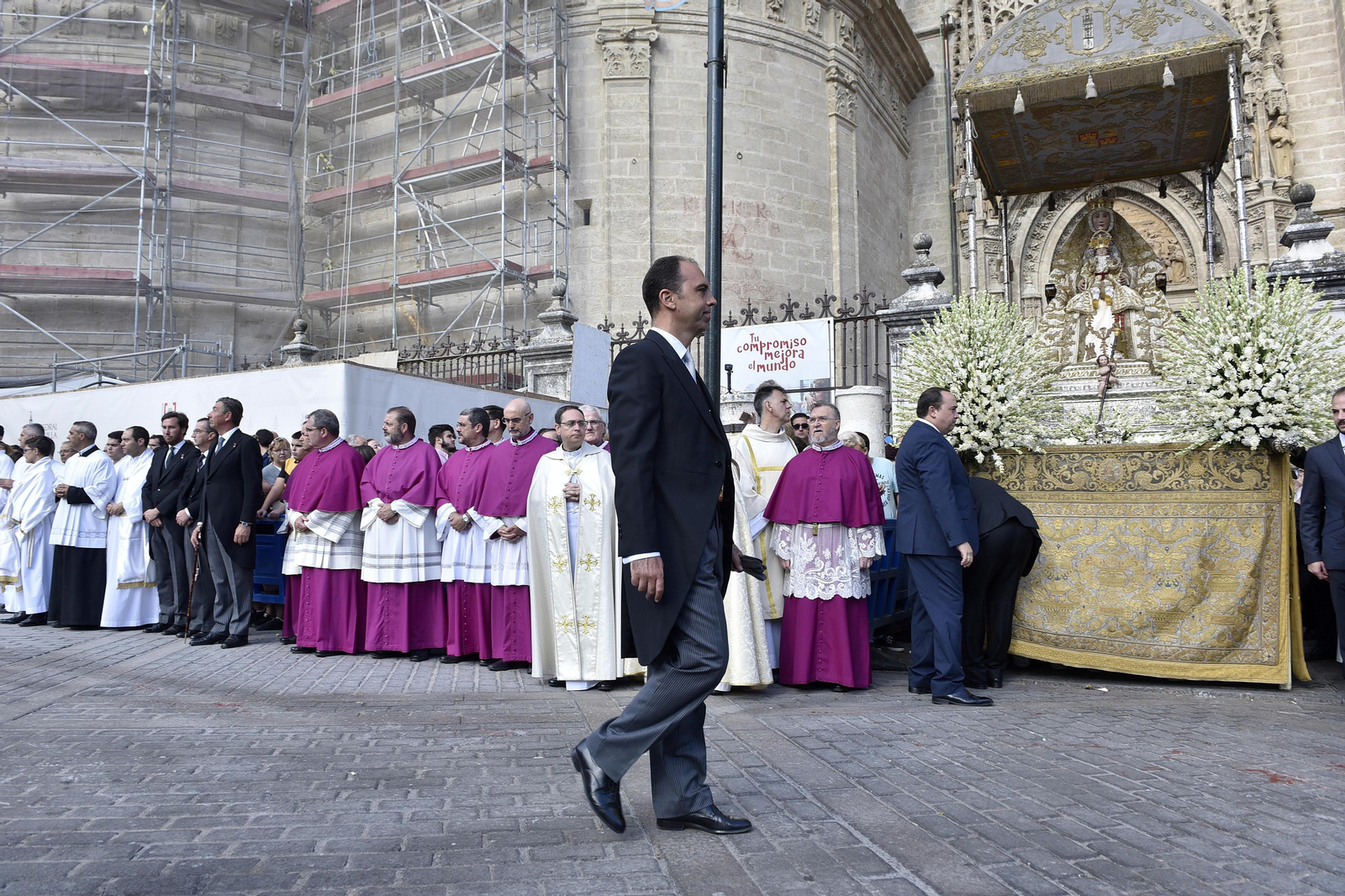 La procesión de la Virgen de los Reyes, en imágenes
