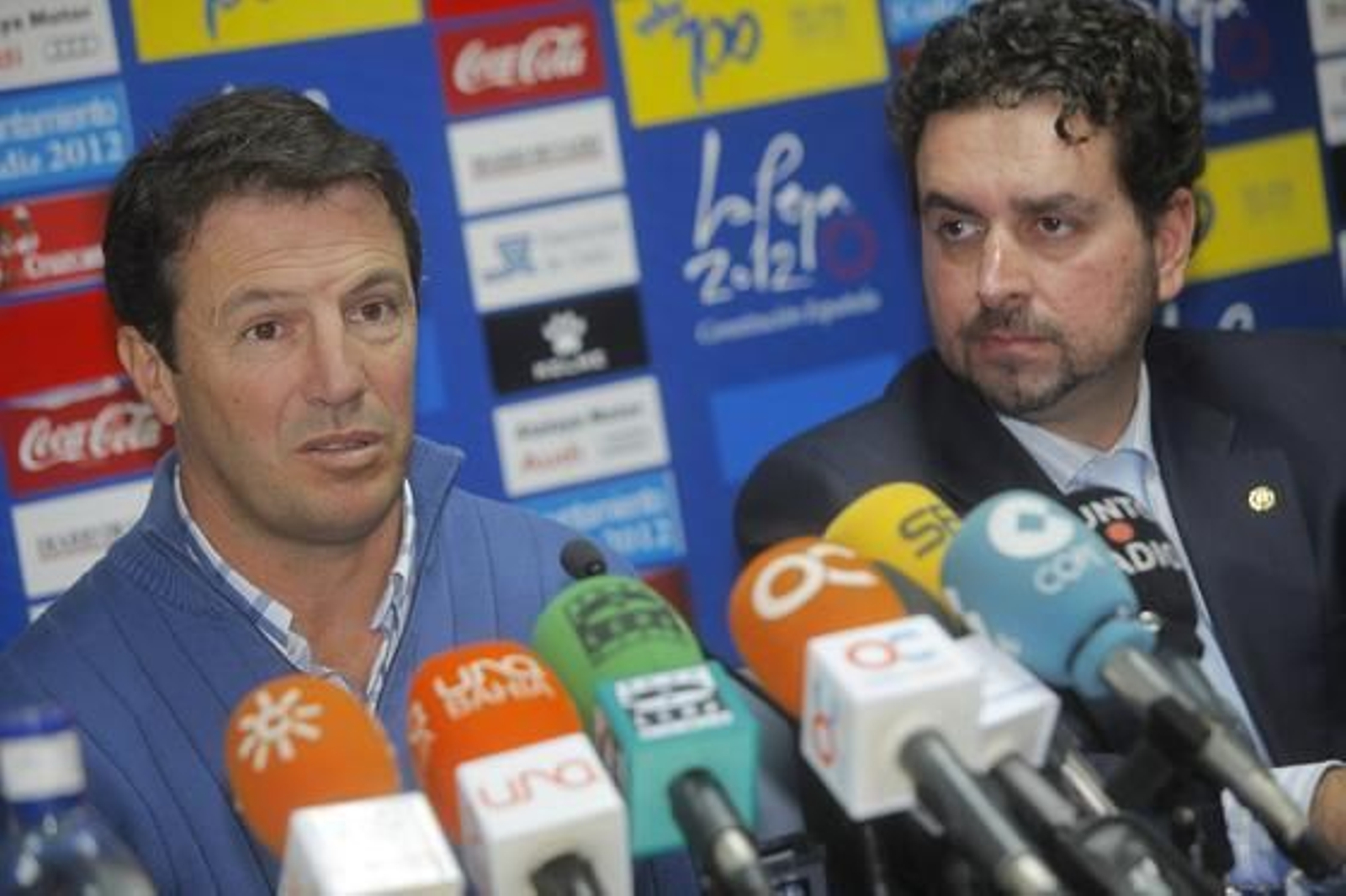 Jose González se dirige a la prensa. 

Foto: Jesús Marín