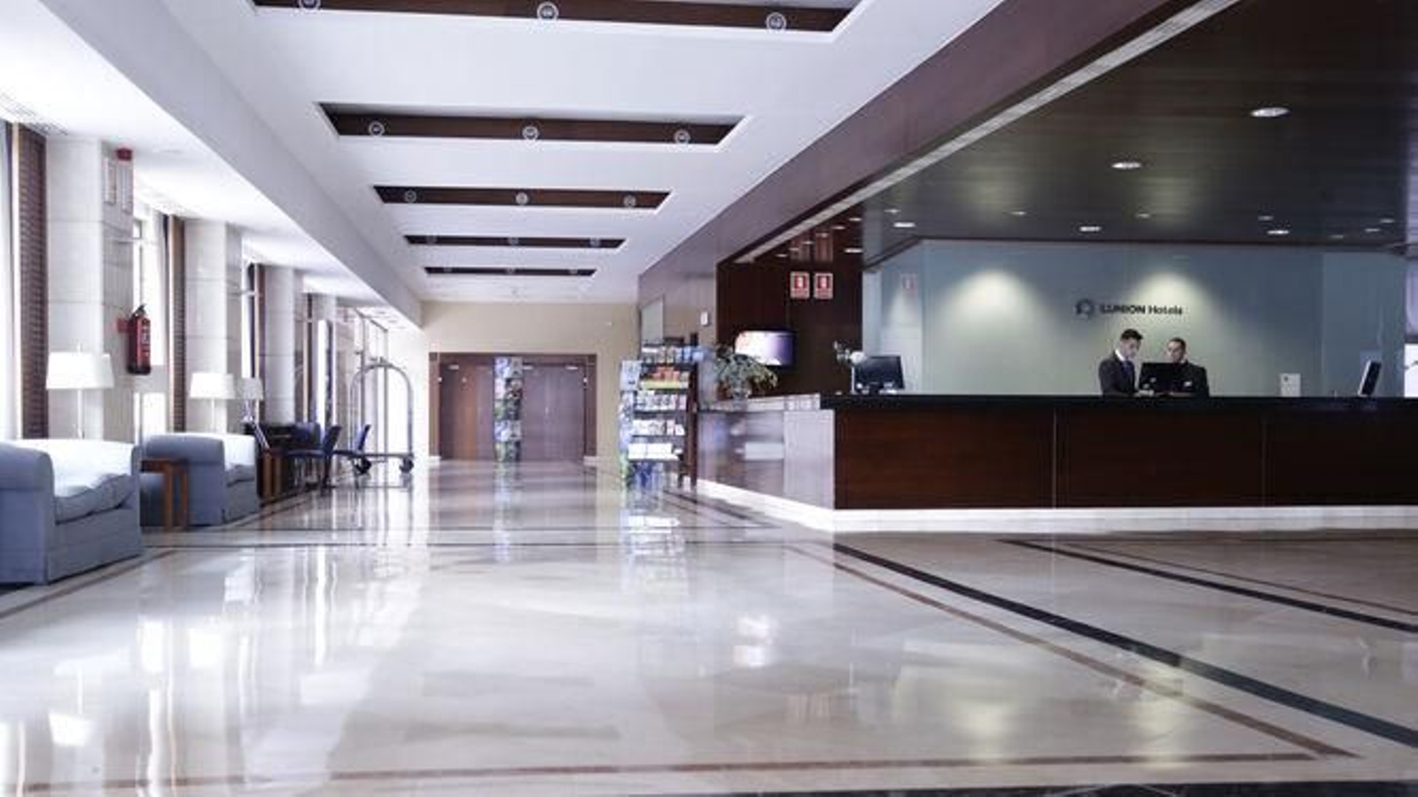 Imagen del interior del hotel Ilunion que se utilizará como centro médico en caso de ser necesario