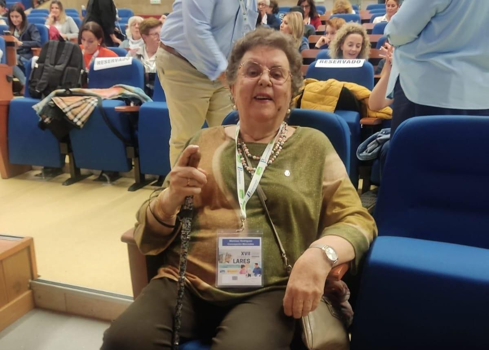 Concepción Mercedes Martinez, Presidenta del Consejo de Mayores de la residencia Perpetuo Socorro de Santa Fe