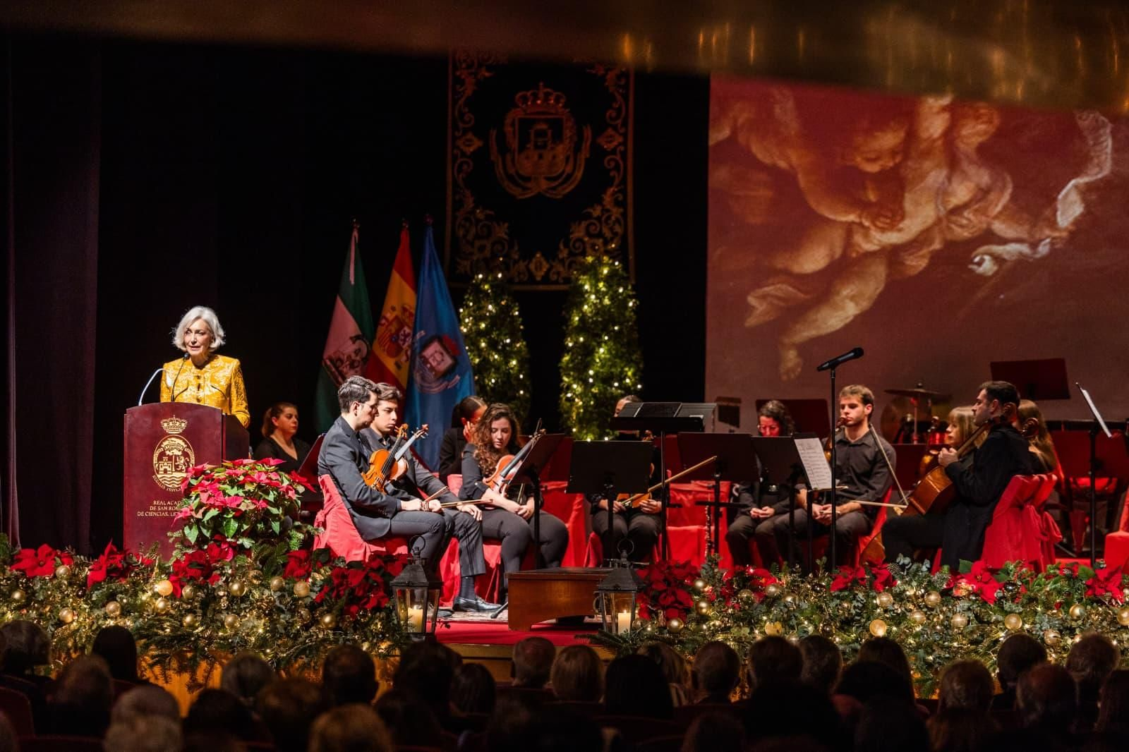 Pregón de la Navidad de Carmen Guaita en el Teatro de las Cortes de San Fernando