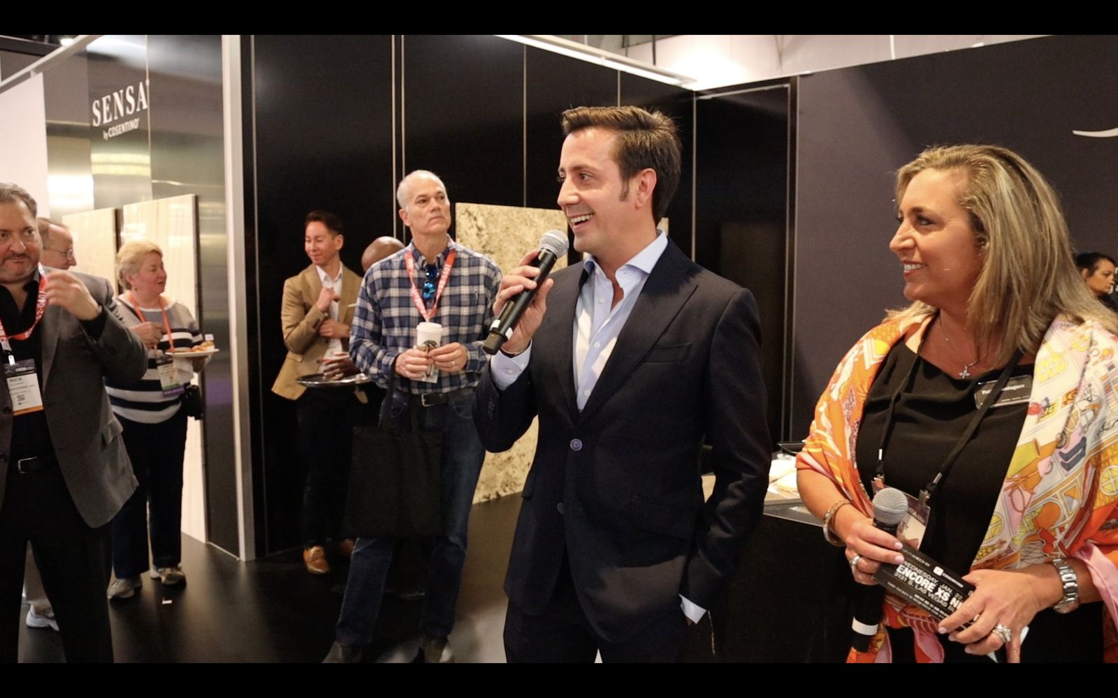 Eduardo Cosentino y Patty Dominguez_Cosentino_KBIS 2020.