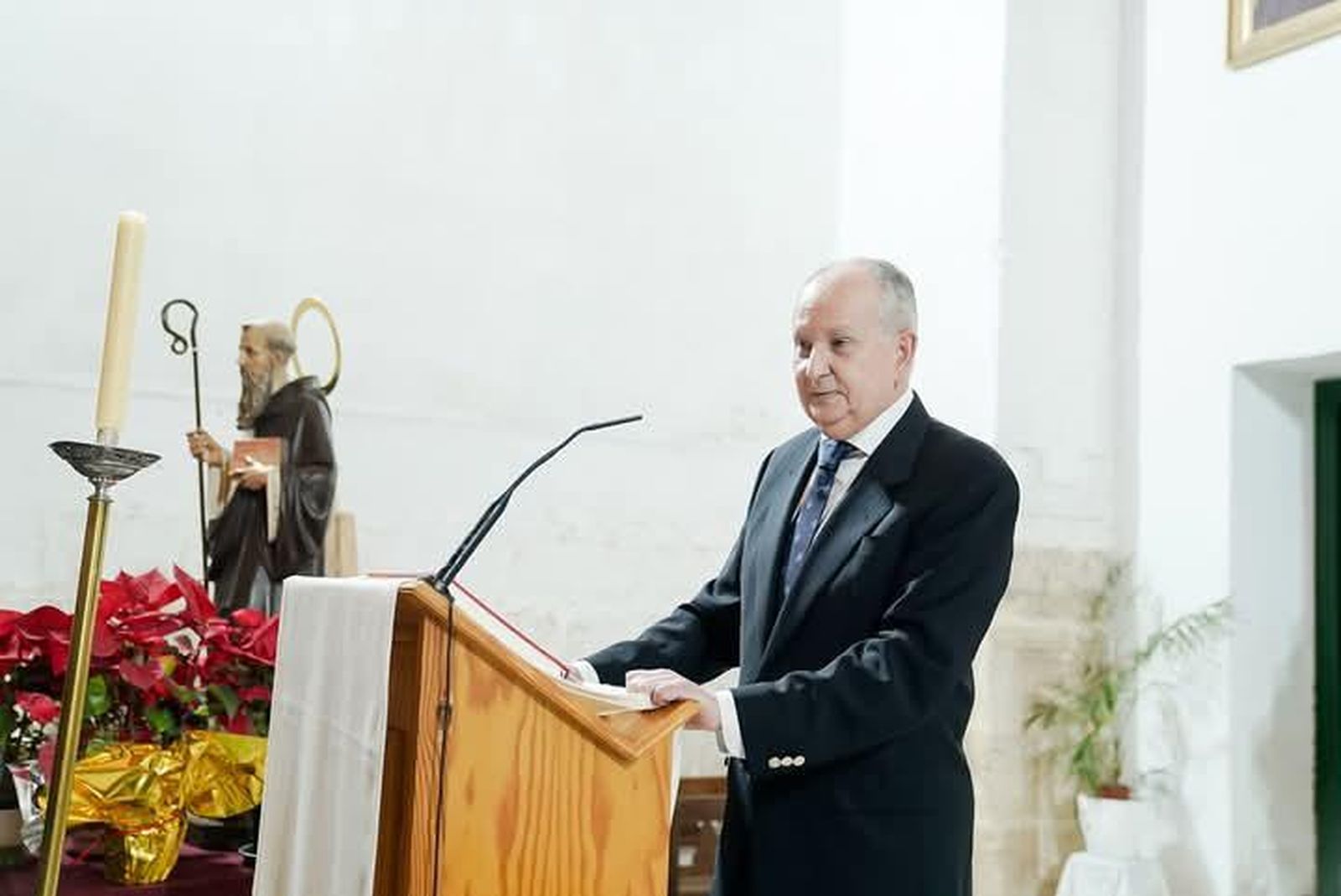 Pregón de Luis Columna a San Antón, en imágenes