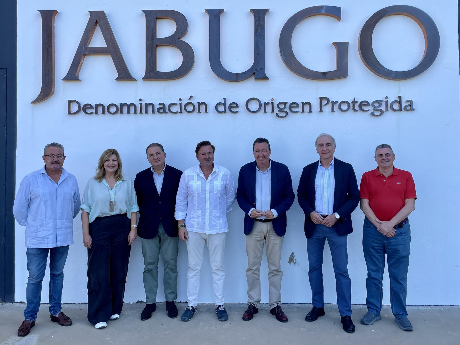 Visita a la DOP Jabugo por parte de la cúpula del PP onubense